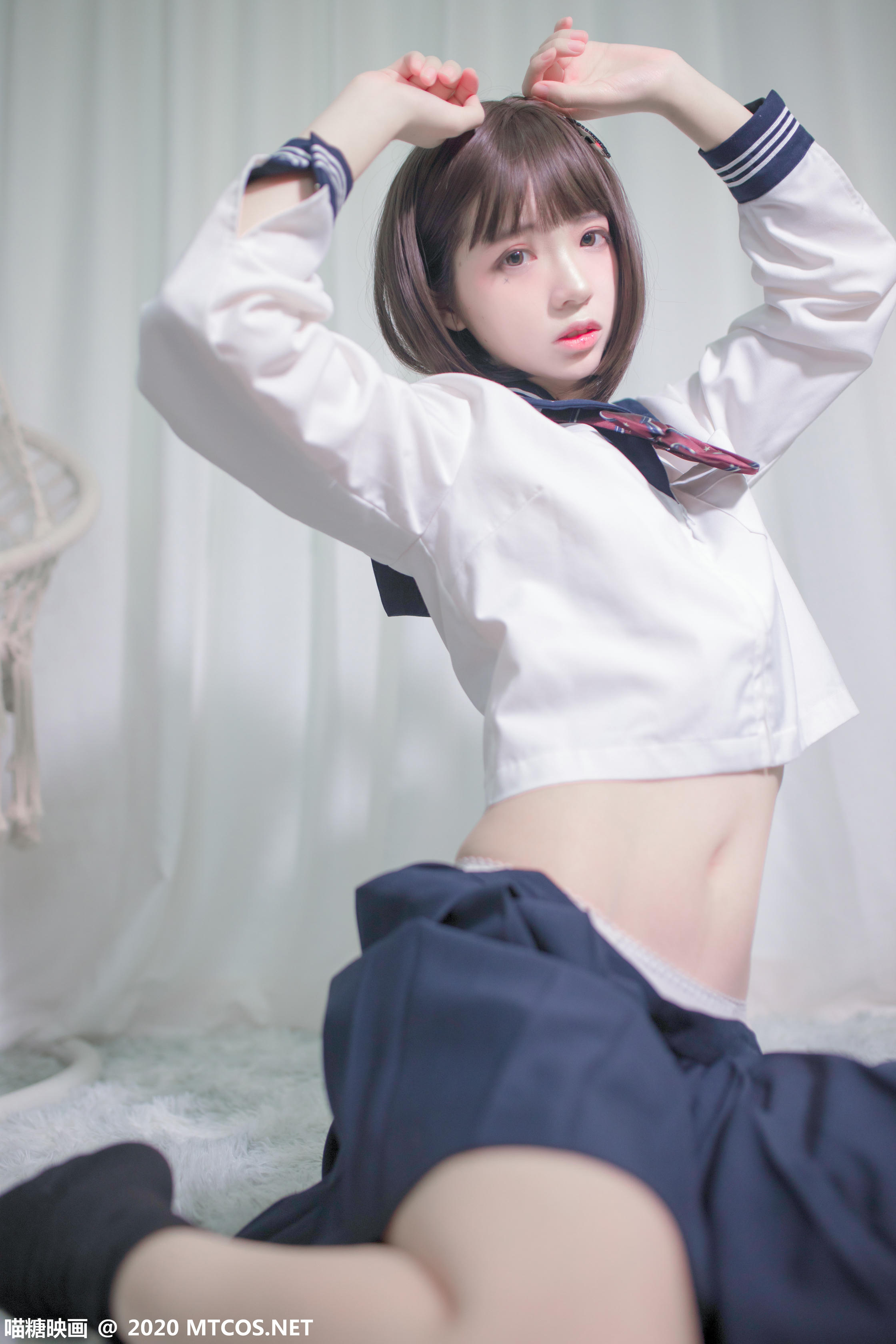 [喵糖映画] VOL.349 居家JK制服[20P／385MB]_第1集