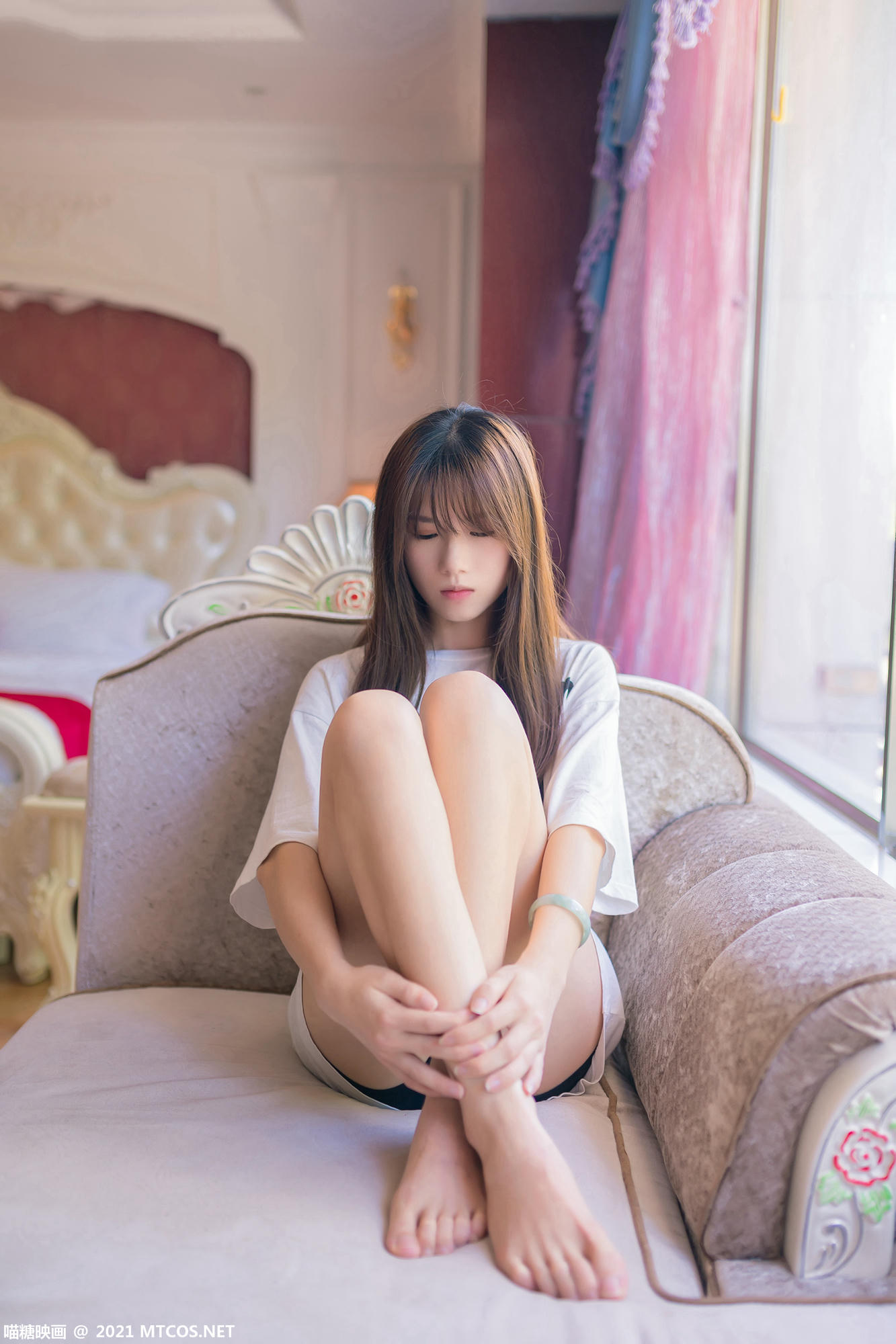 [喵糖映画] VOL.405 白T少女[42P／285MB]_第1集