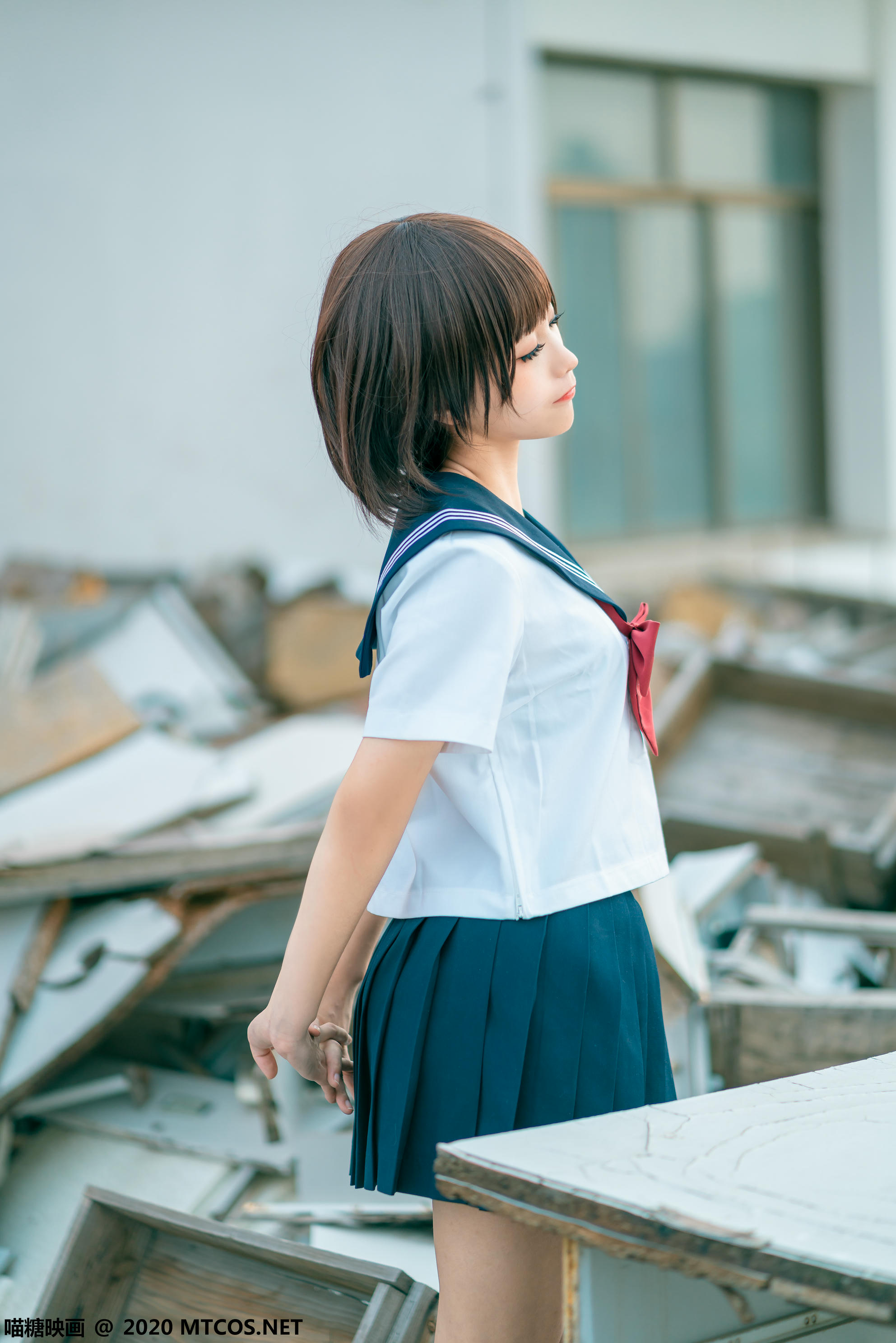 [喵糖映画] JKL.021 天台JK制服[33P／512MB]_第1集
