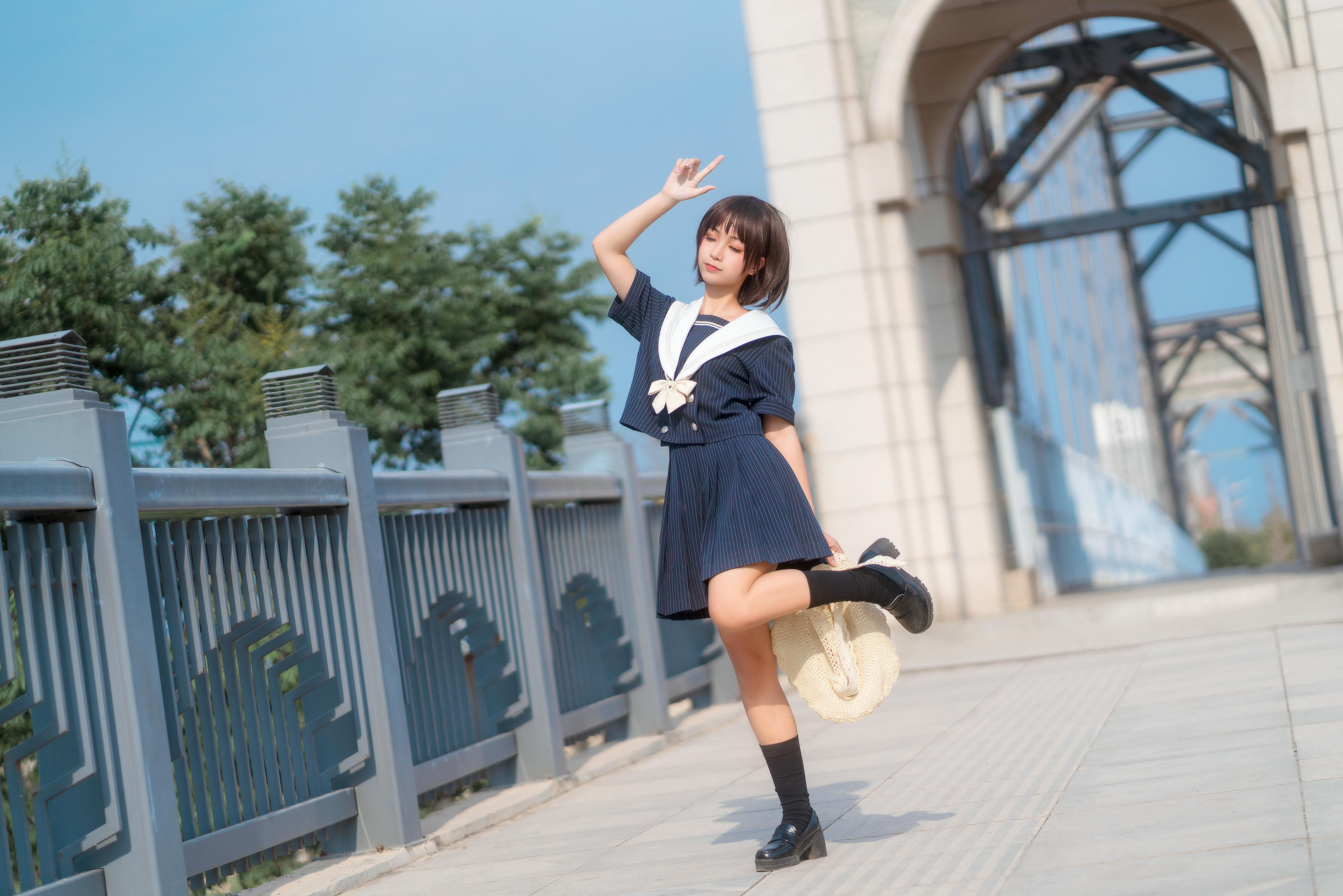[喵糖映画] JKL.024 深蓝JK制服[40P／598MB]_第1集