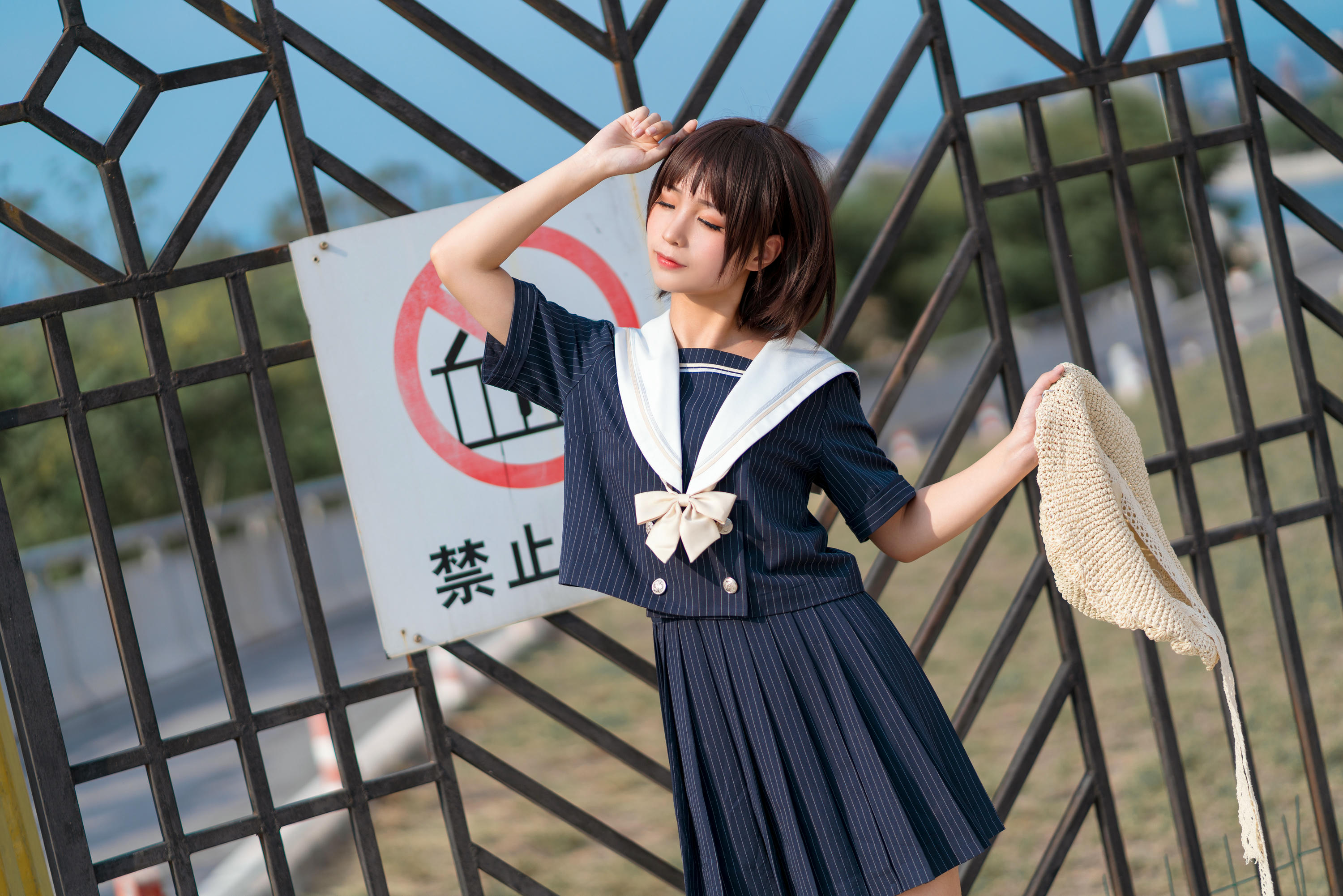 [喵糖映画] JKL.024 深蓝JK制服[40P／598MB]_第1集