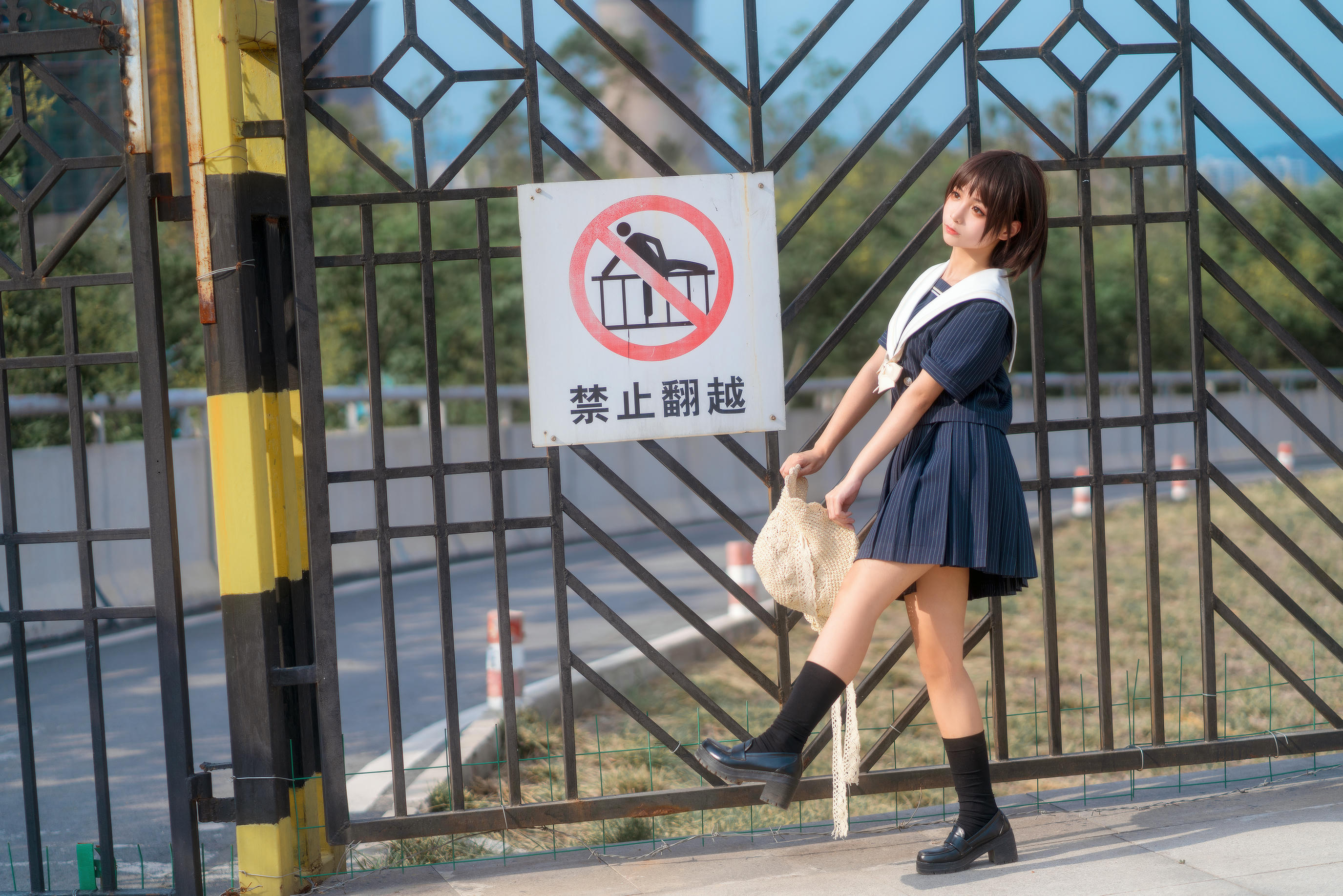 [喵糖映画] JKL.024 深蓝JK制服[40P／598MB]_第1集