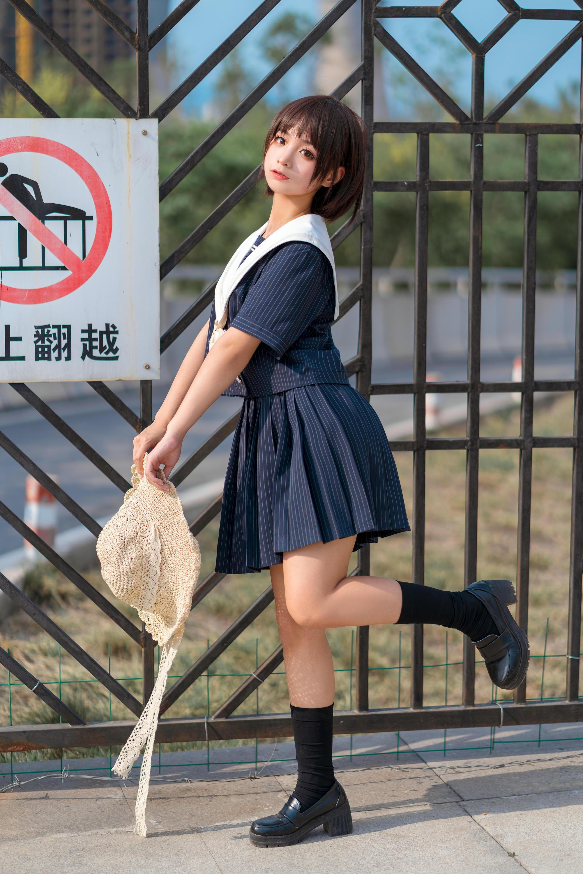 [喵糖映画] JKL.024 深蓝JK制服[40P／598MB]_第1集