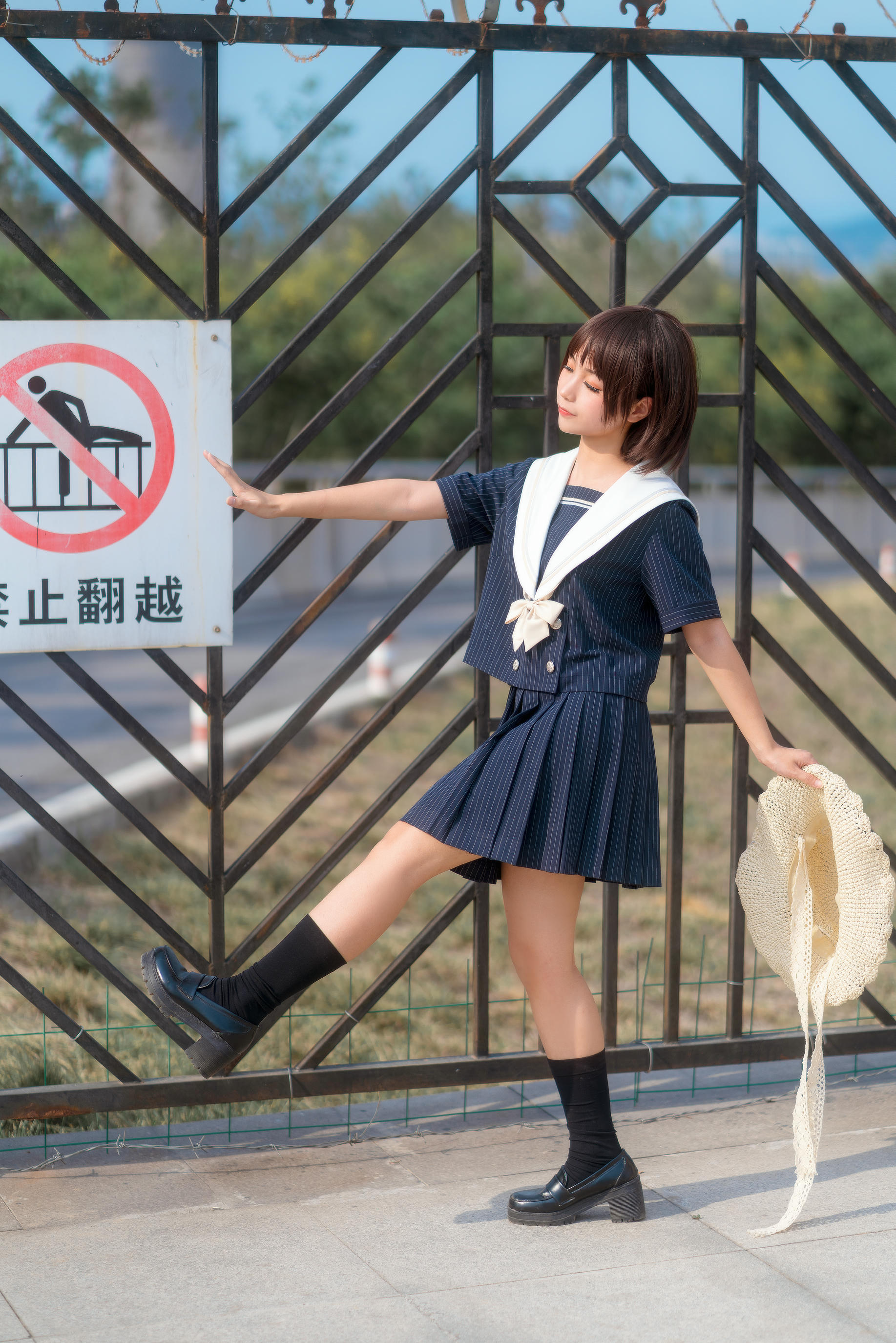 [喵糖映画] JKL.024 深蓝JK制服[40P／598MB]_第1集