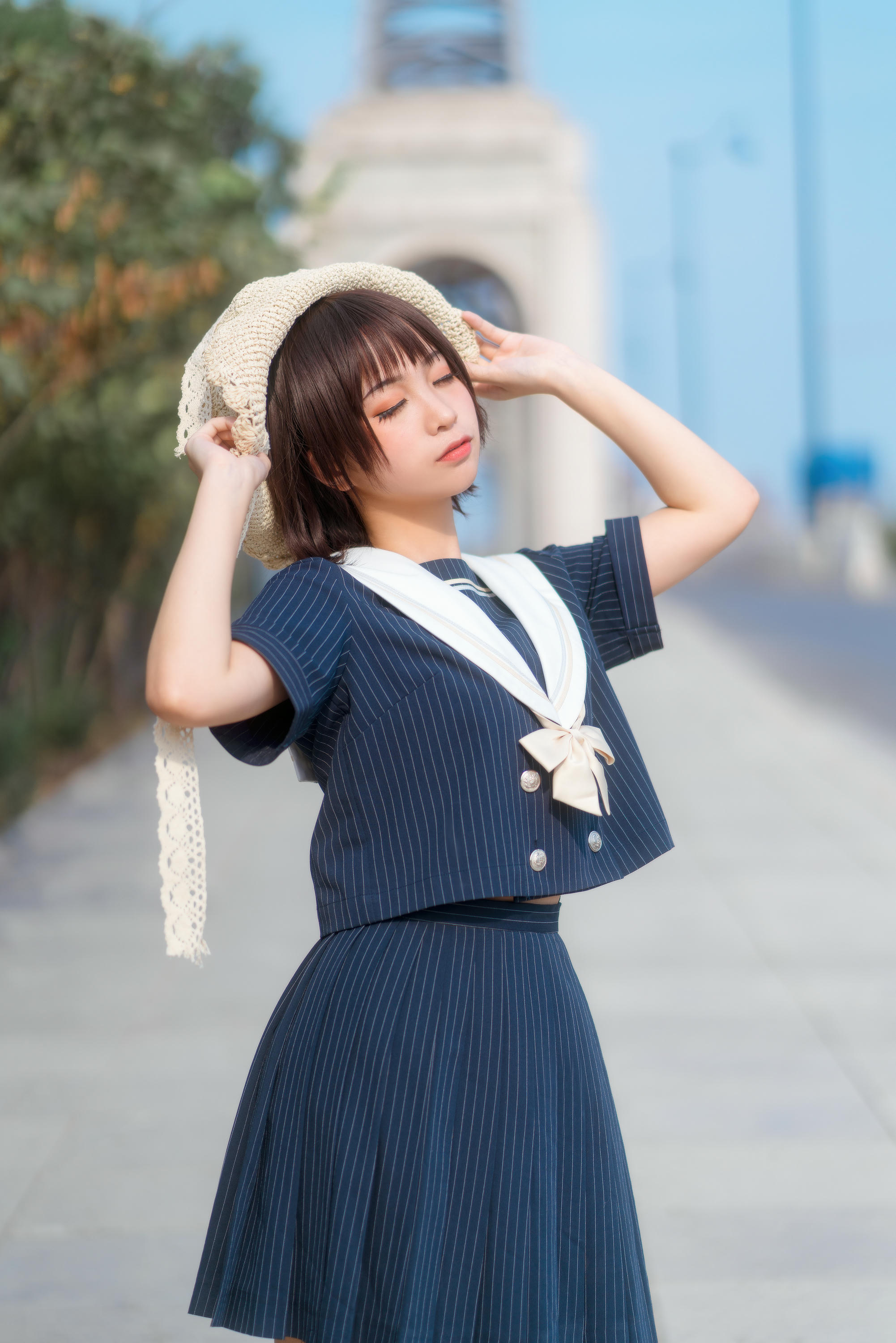 [喵糖映画] JKL.024 深蓝JK制服[40P／598MB]_第1集
