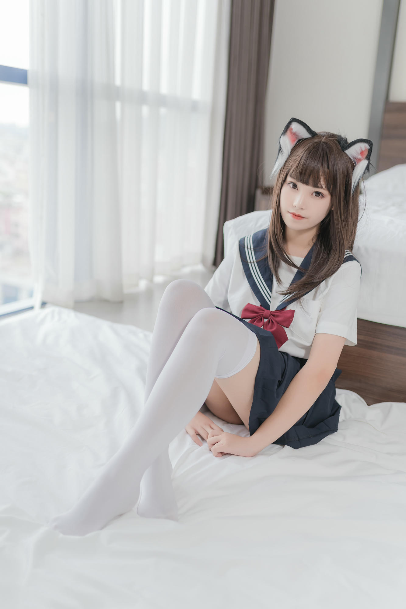 [喵糖映画] VOL.002 猫耳JK[40P／127MB]_第1集