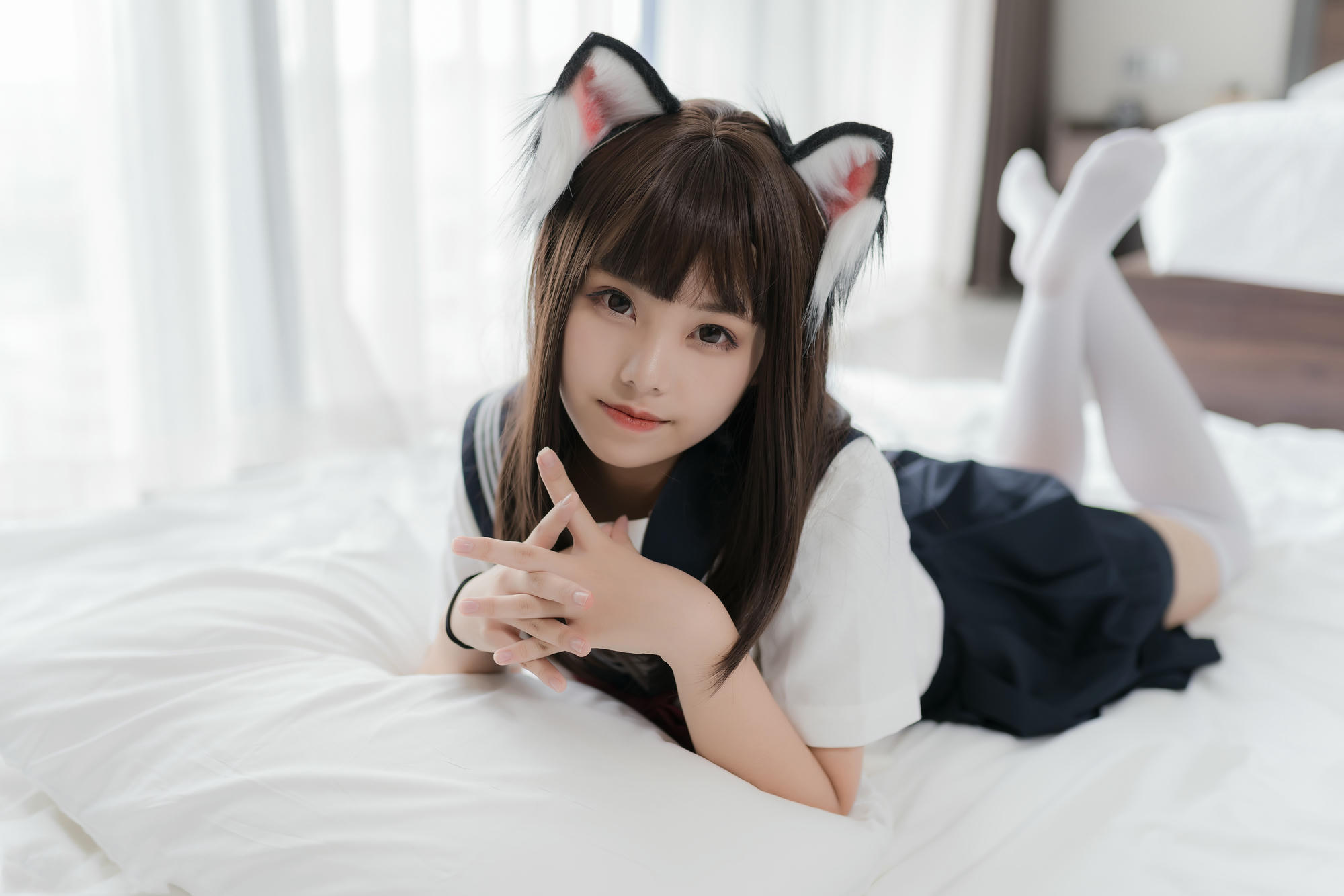 [喵糖映画] VOL.002 猫耳JK[40P／127MB]_第2集