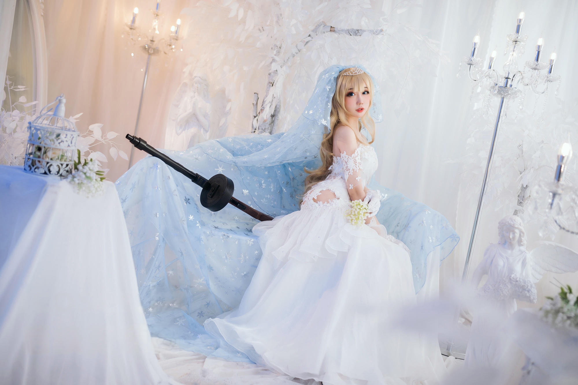焖焖碳 NO.036 少女前线 索米 婚纱[42P 148.8M]_第1集