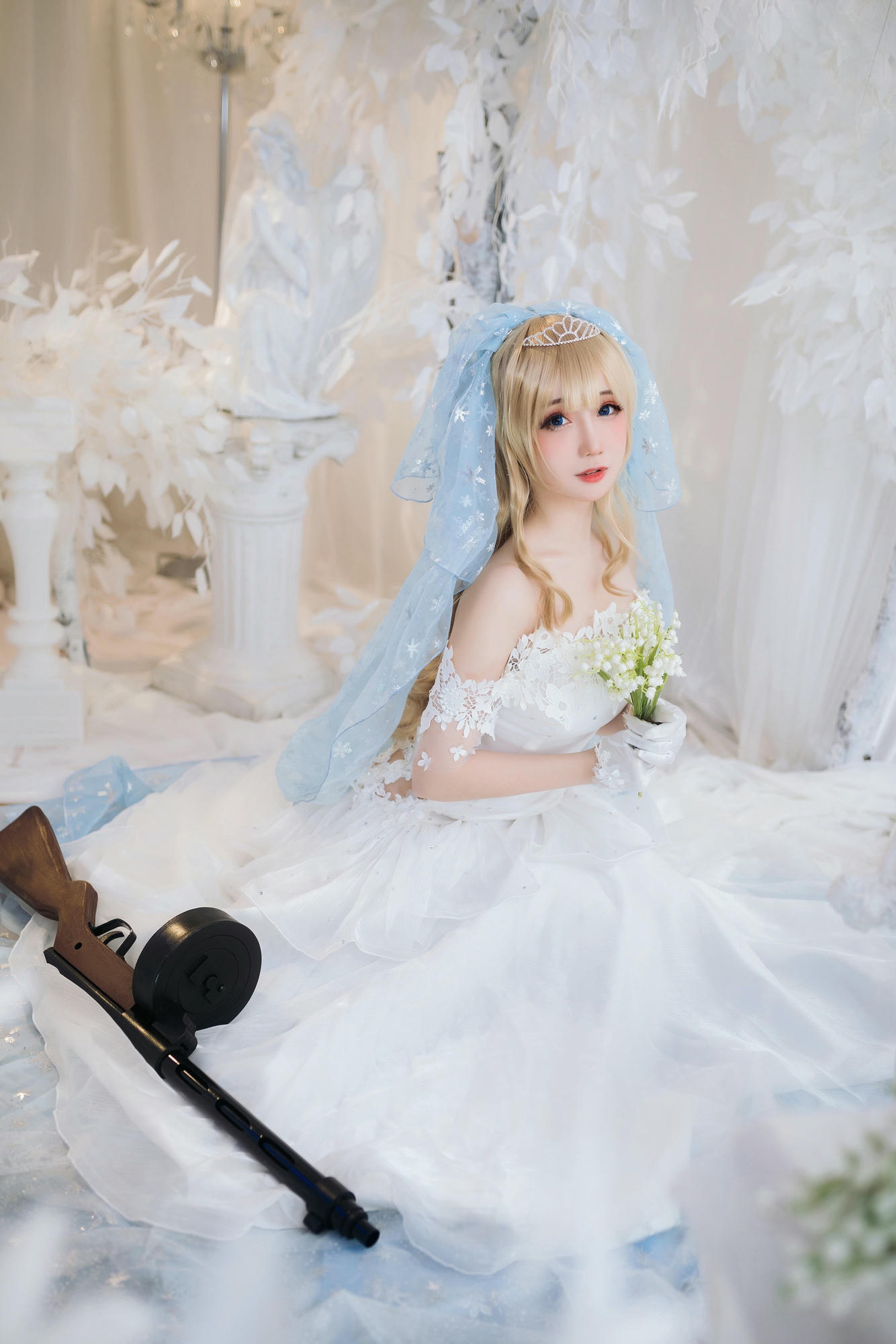 焖焖碳 NO.036 少女前线 索米 婚纱[42P 148.8M]_第1集