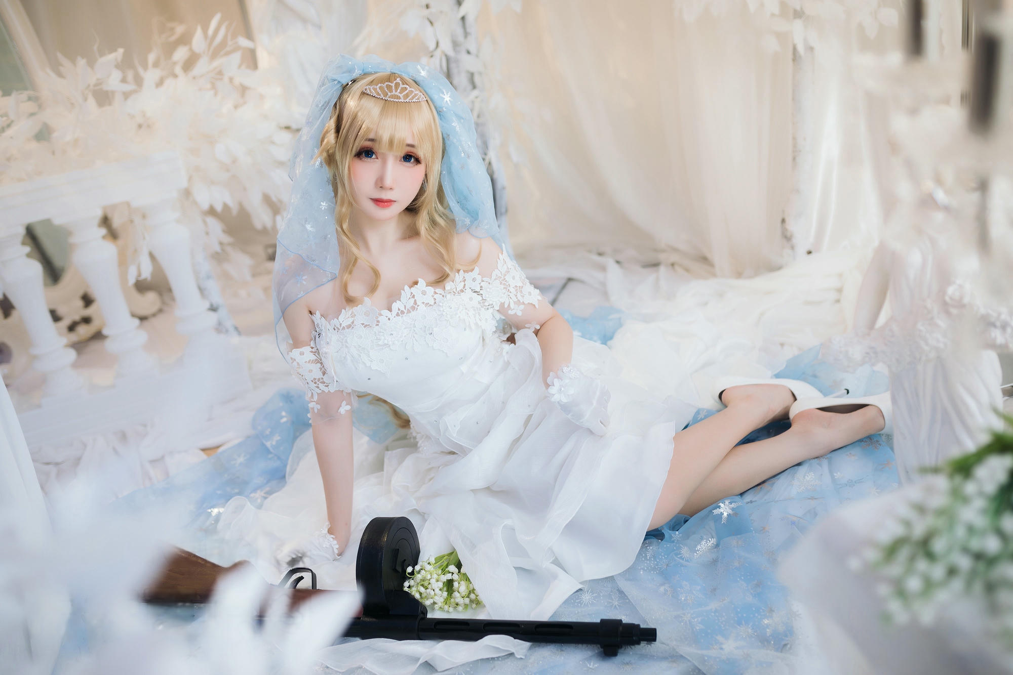 焖焖碳 NO.036 少女前线 索米 婚纱[42P 148.8M]_第1集
