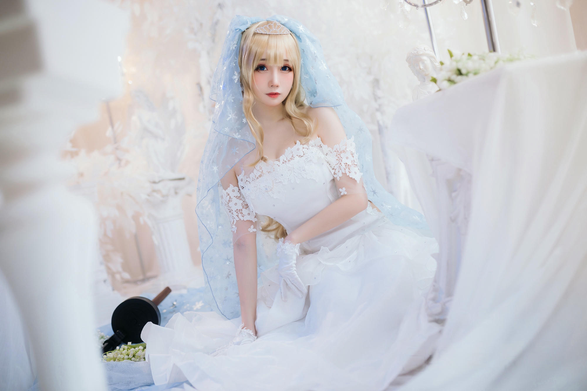 焖焖碳 NO.036 少女前线 索米 婚纱[42P 148.8M]_第1集