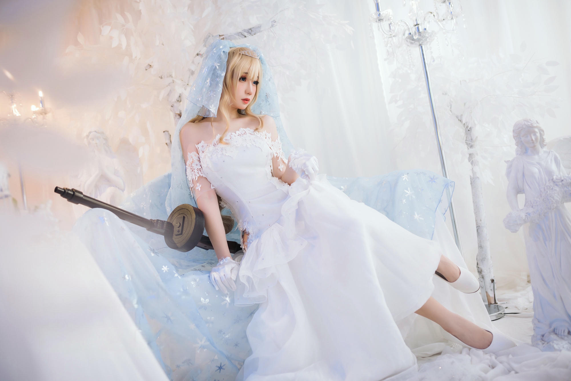 焖焖碳 NO.036 少女前线 索米 婚纱[42P 148.8M]_第1集