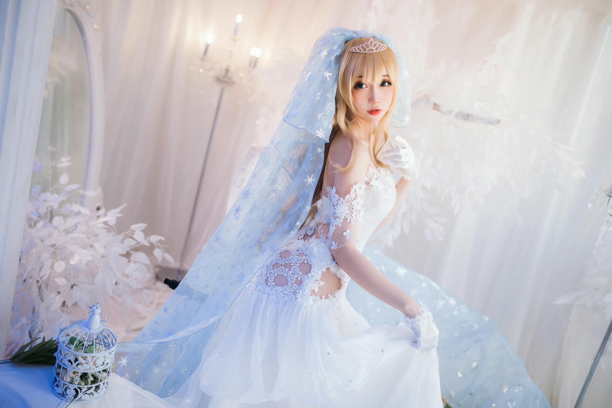 焖焖碳 NO.036 少女前线 索米 婚纱[42P 148.8M]_第1集