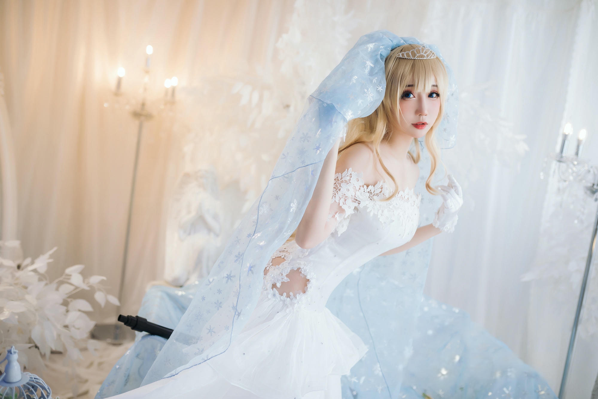 焖焖碳 NO.036 少女前线 索米 婚纱[42P 148.8M]_第1集