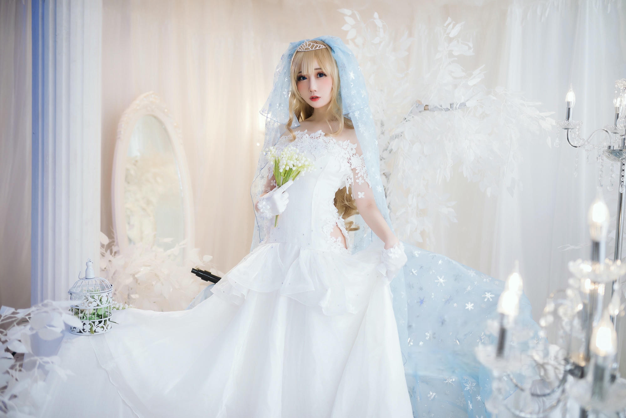 焖焖碳 NO.036 少女前线 索米 婚纱[42P 148.8M]_第1集