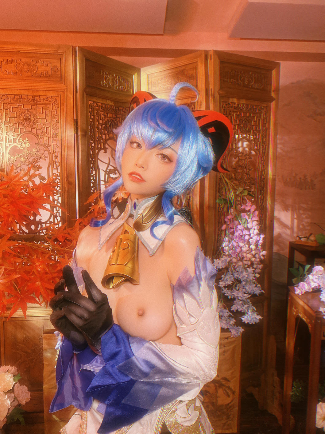 爆机少女喵小吉 NO.022 4月订阅T3 原神-甘雨 [61P1V 1.9GB]-手机_第2集