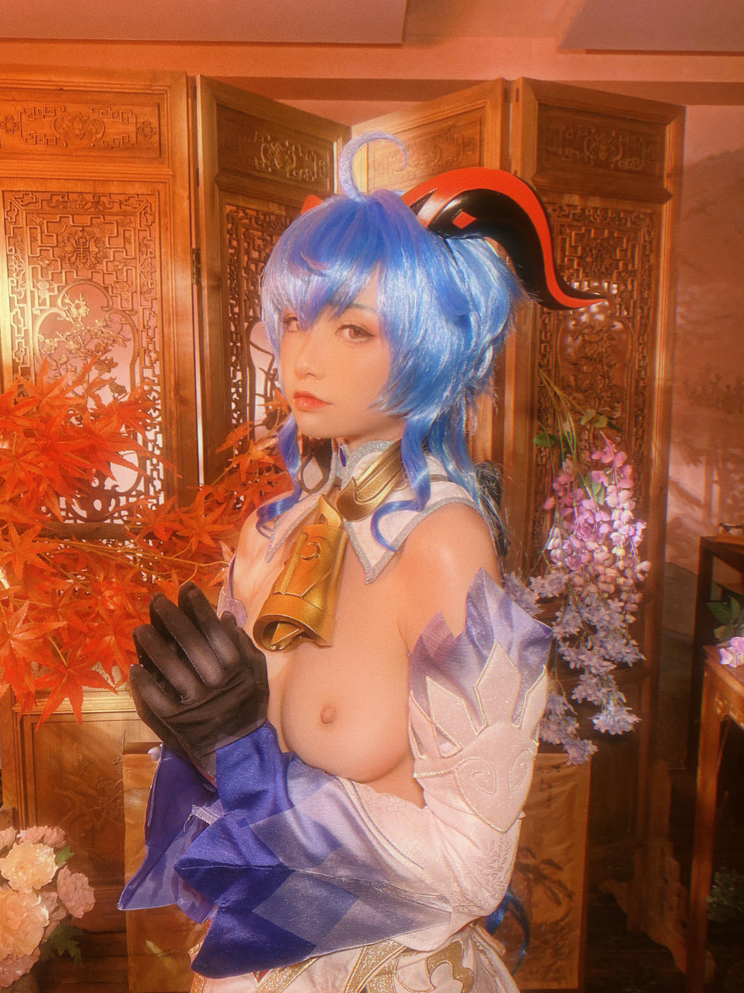 爆机少女喵小吉 NO.022 4月订阅T3 原神-甘雨 [61P1V 1.9GB]-手机_第2集