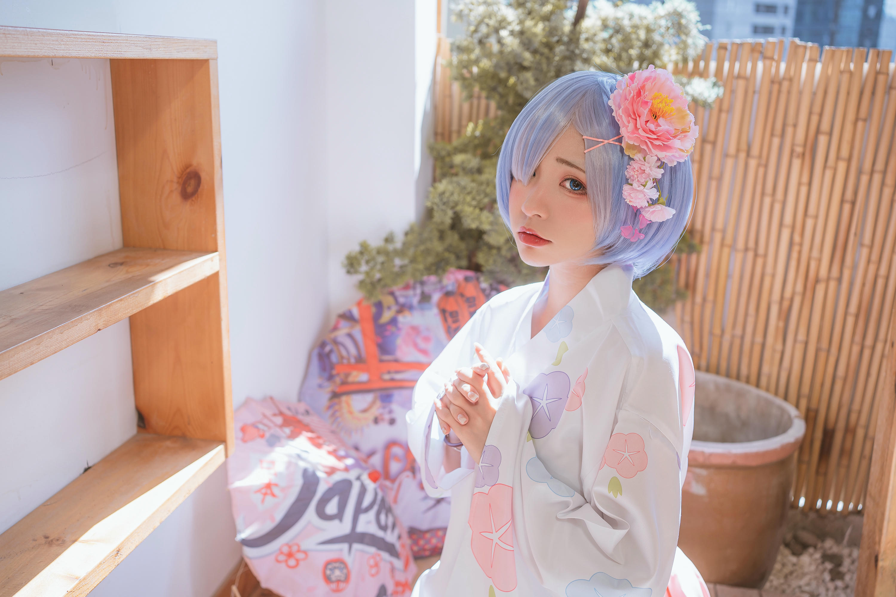 爆机少女喵小吉 NO.044 双子：金鱼&拉姆蕾姆 [102P4V 4.77GB]-Pic_第1集