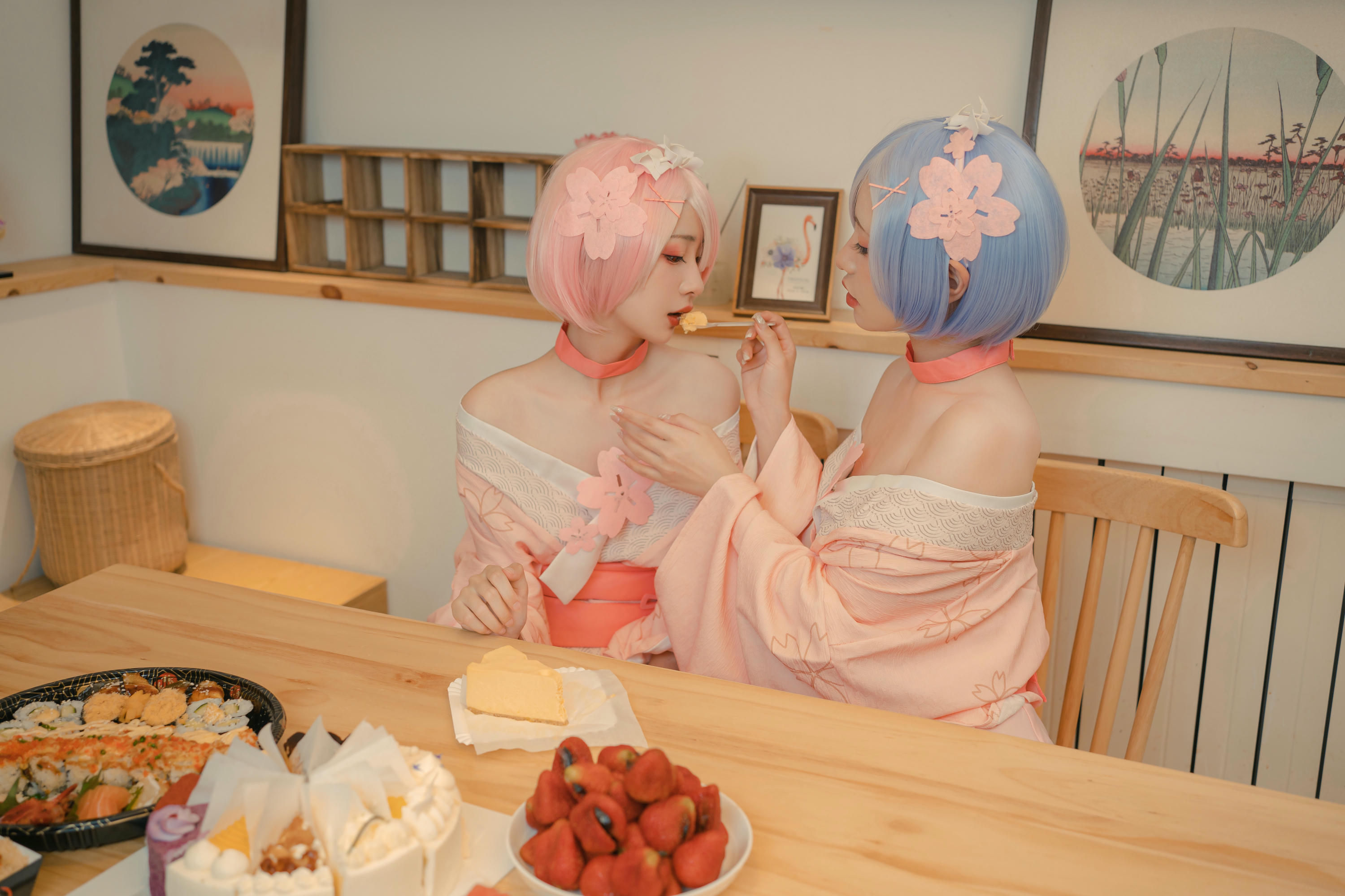 爆机少女喵小吉 NO.047 &金鱼 从零开始的女体盛宴 [100P1V 2.56GB]-Pic_第1集