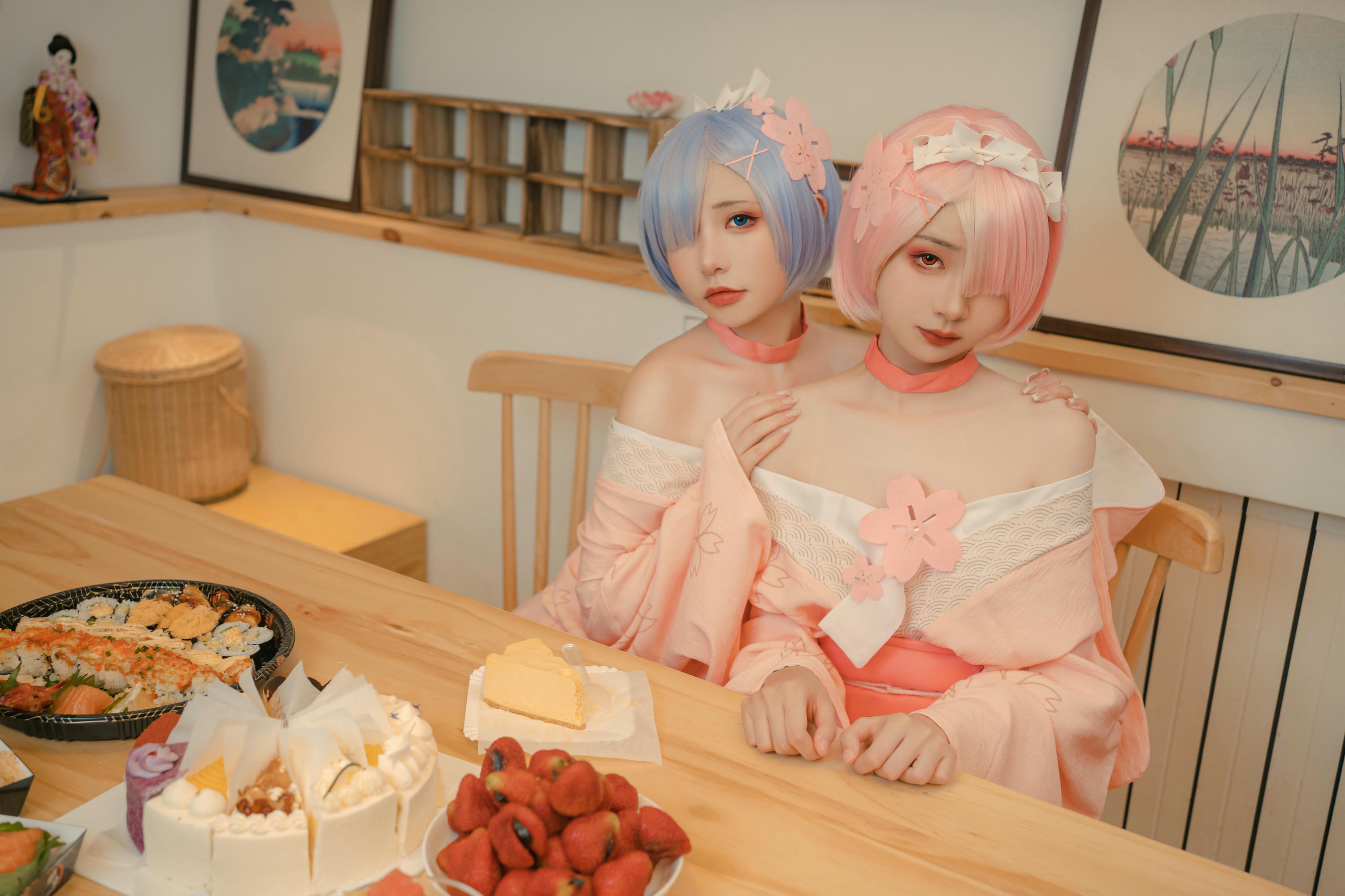 爆机少女喵小吉 NO.047 &金鱼 从零开始的女体盛宴 [100P1V 2.56GB]-Pic_第1集