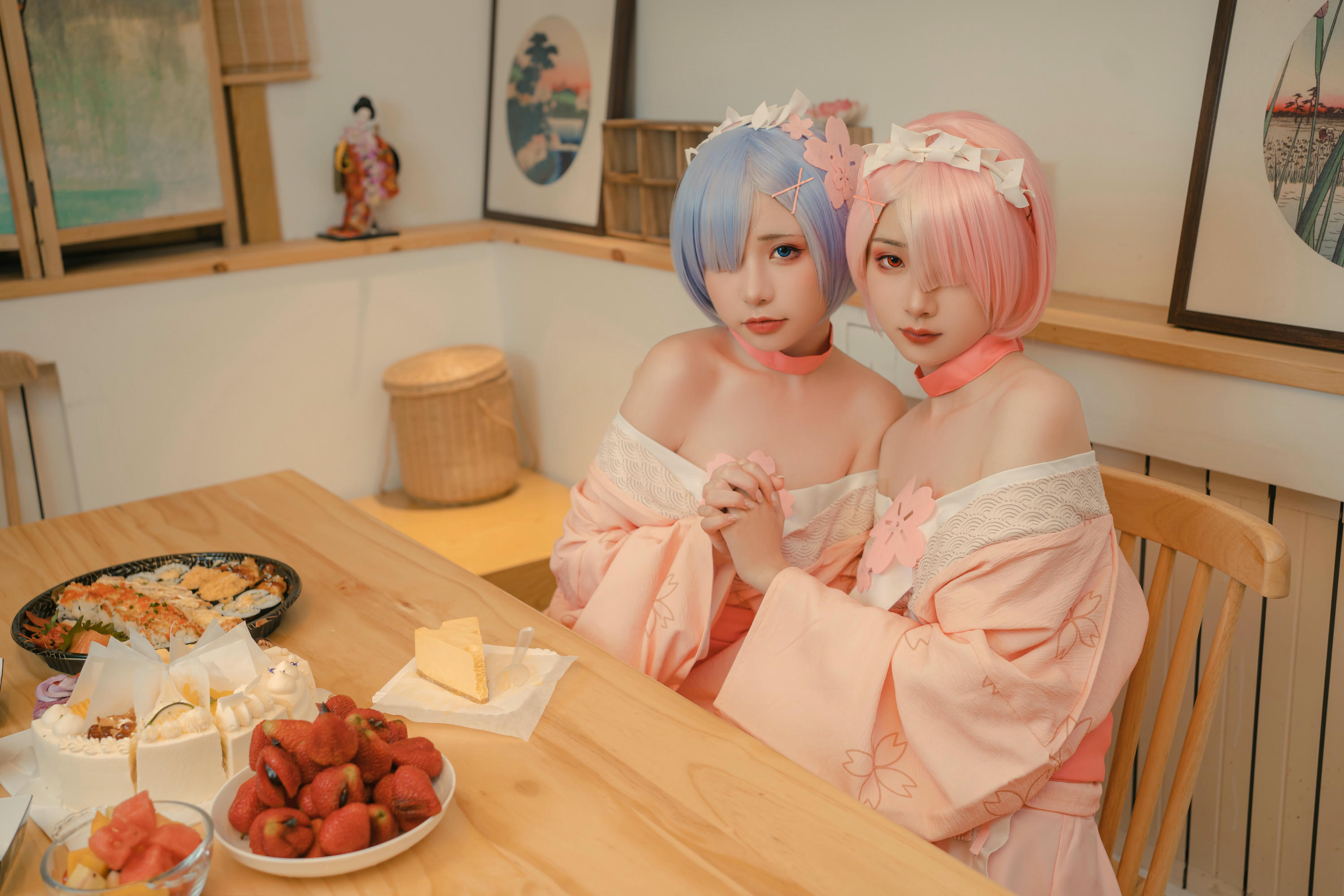 爆机少女喵小吉 NO.047 &金鱼 从零开始的女体盛宴 [100P1V 2.56GB]-Pic_第1集
