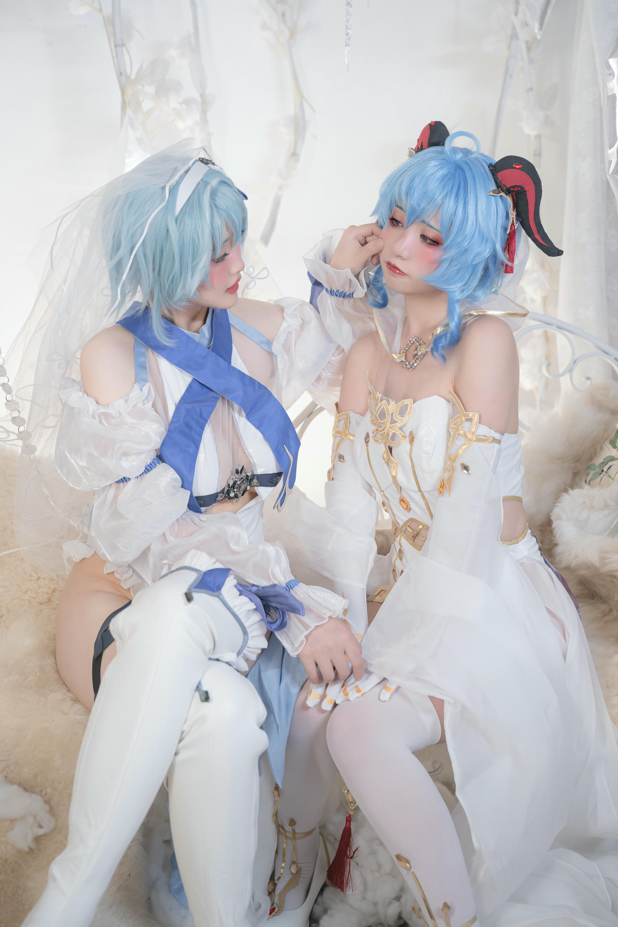 爆机少女喵小吉 NO.059 &一只云烧  双子：最强冰雪组合 [92P4V 6.48GB]-Pic_第1集