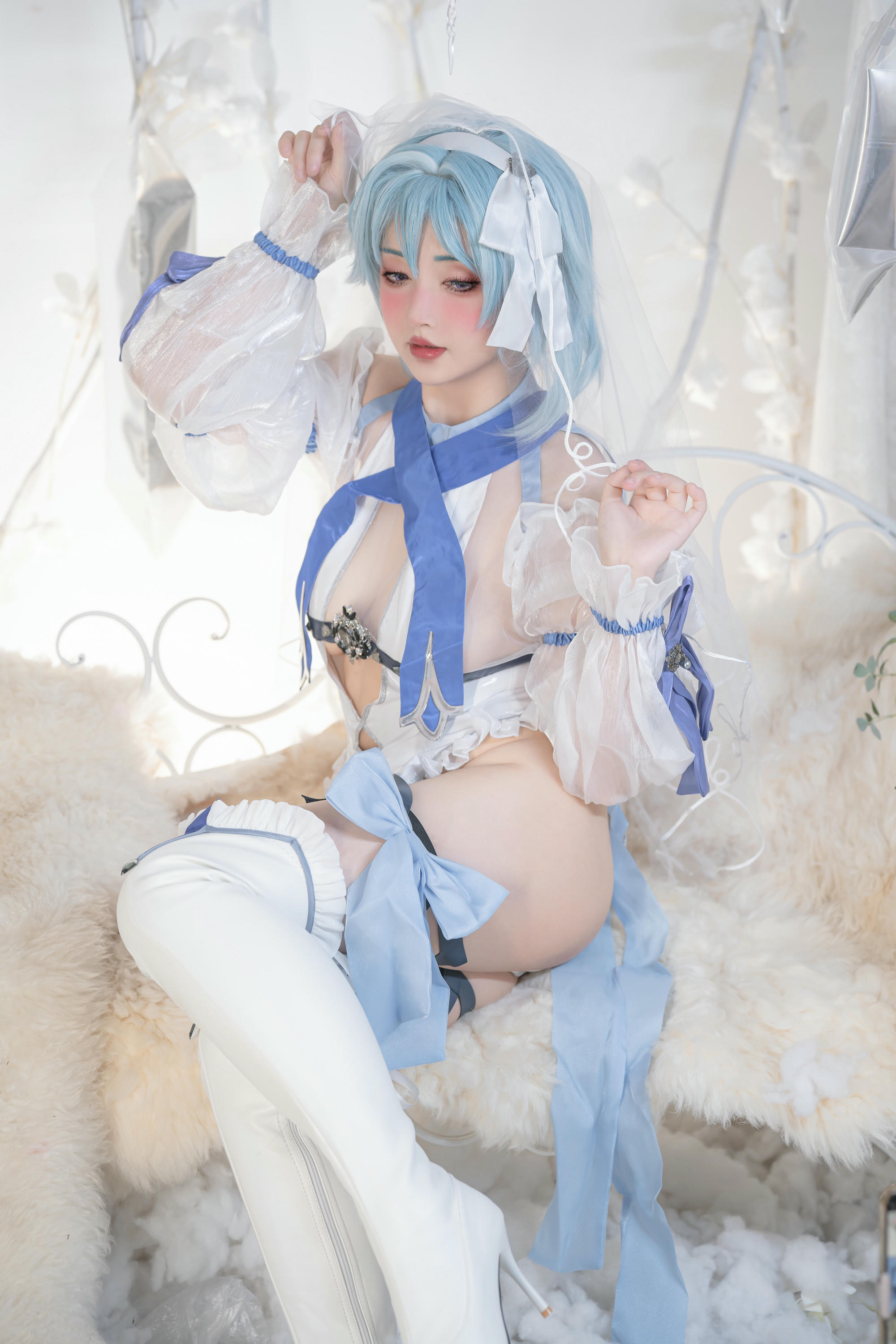 爆机少女喵小吉 NO.059 &一只云烧  双子：最强冰雪组合 [92P4V 6.48GB]-Pic_第1集