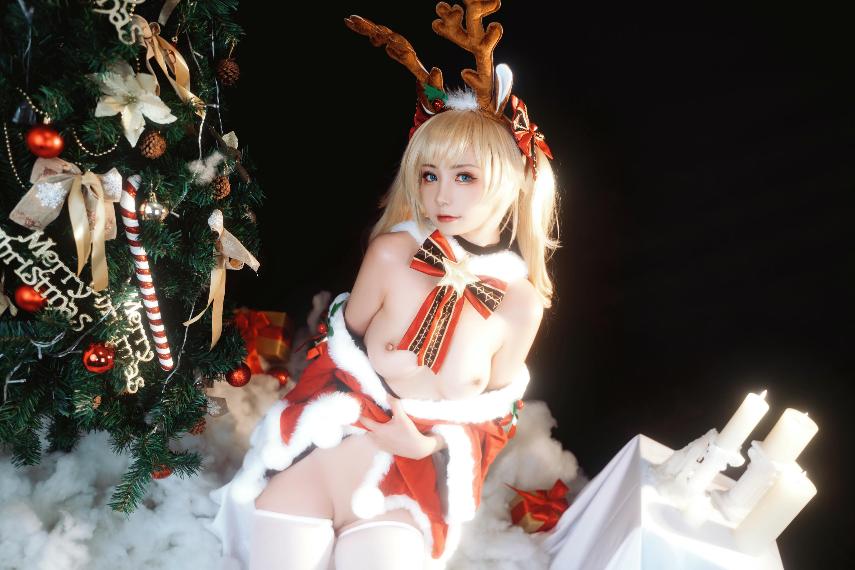 爆机少女喵小吉 NO.063 圣诞特辑 [89P2V-2.31G]-Pic_第4集