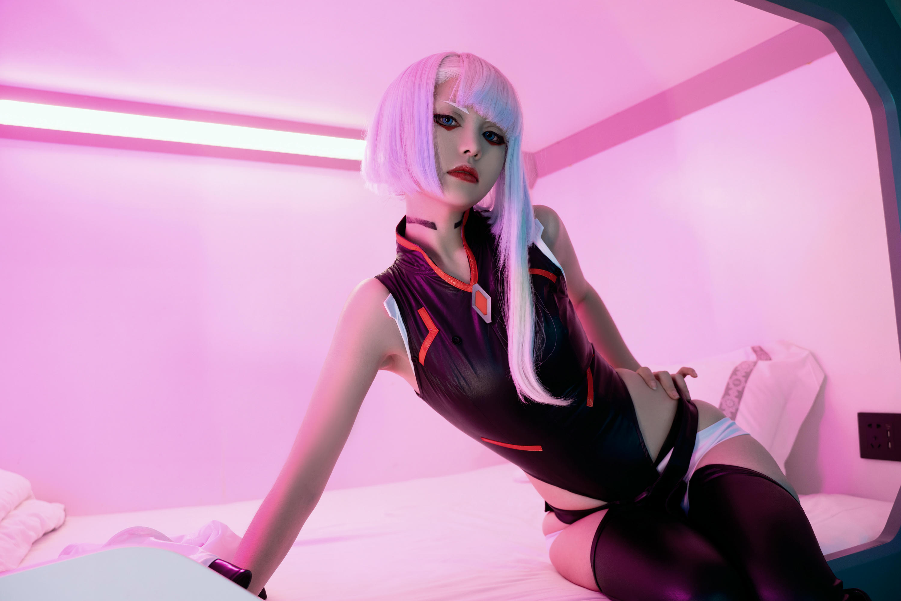 爆机少女喵小吉 NO.066 赛博朋克 边缘行者 Lcuy [104P5V 3.8GB]-Pic_第1集