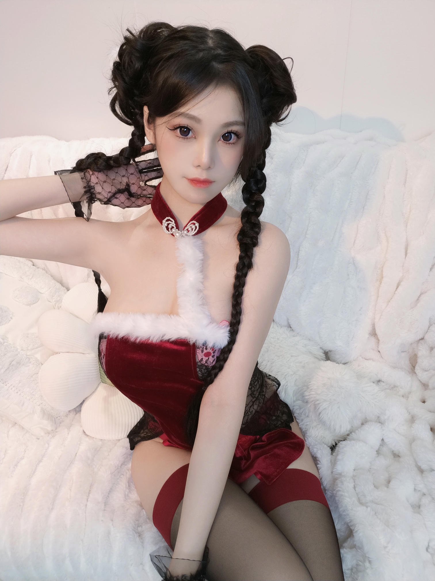 蜜汁猫裘 NO.097 发财玉兔 [38P3V 684MB]_第2集