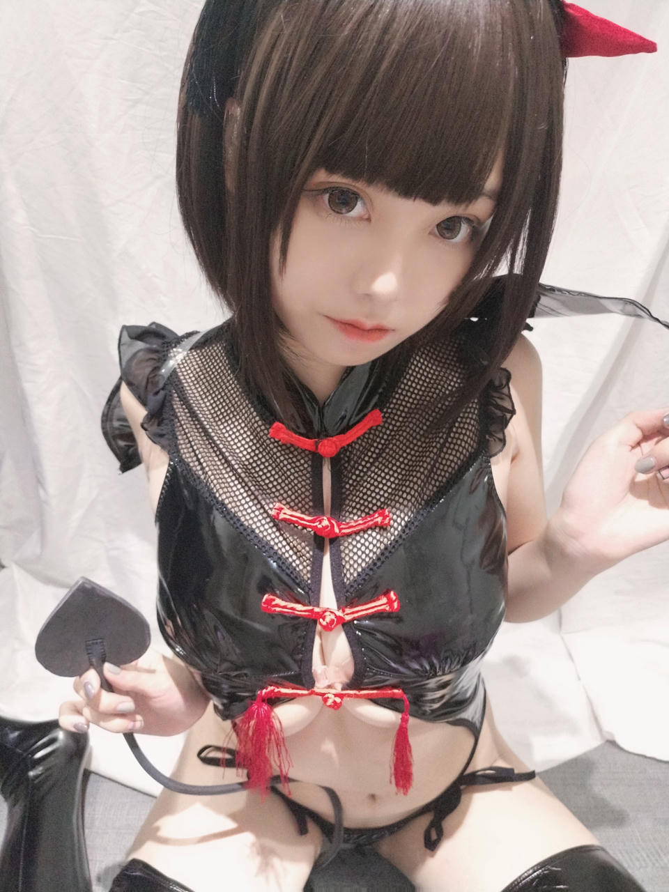 蜜汁猫裘 NO.023 小恶魔自拍 [28P-59MB]_第1集