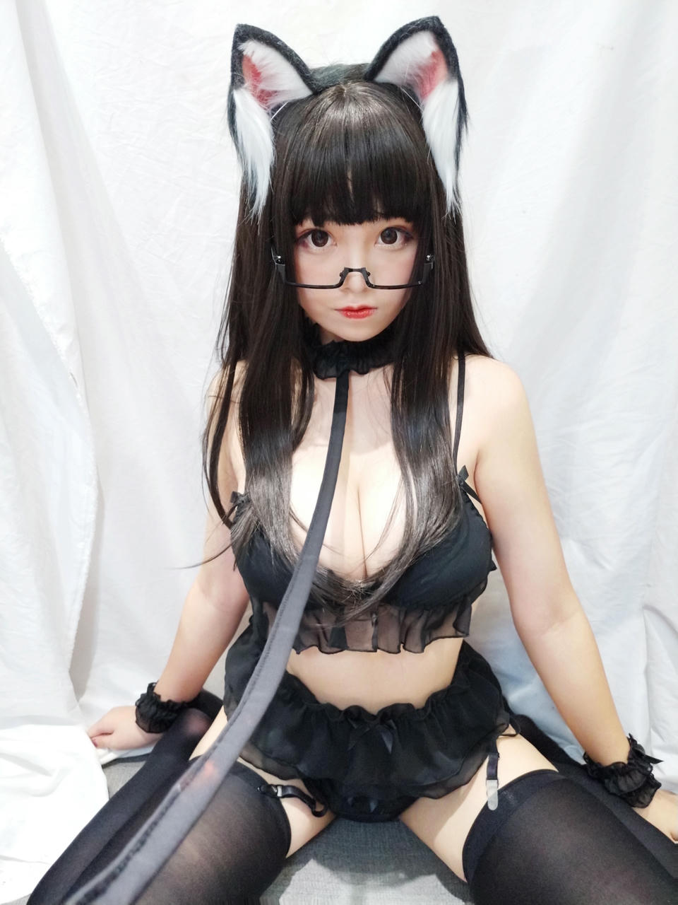 蜜汁猫裘 NO.027 眼镜猫娘 [25P-50MB]_第1集