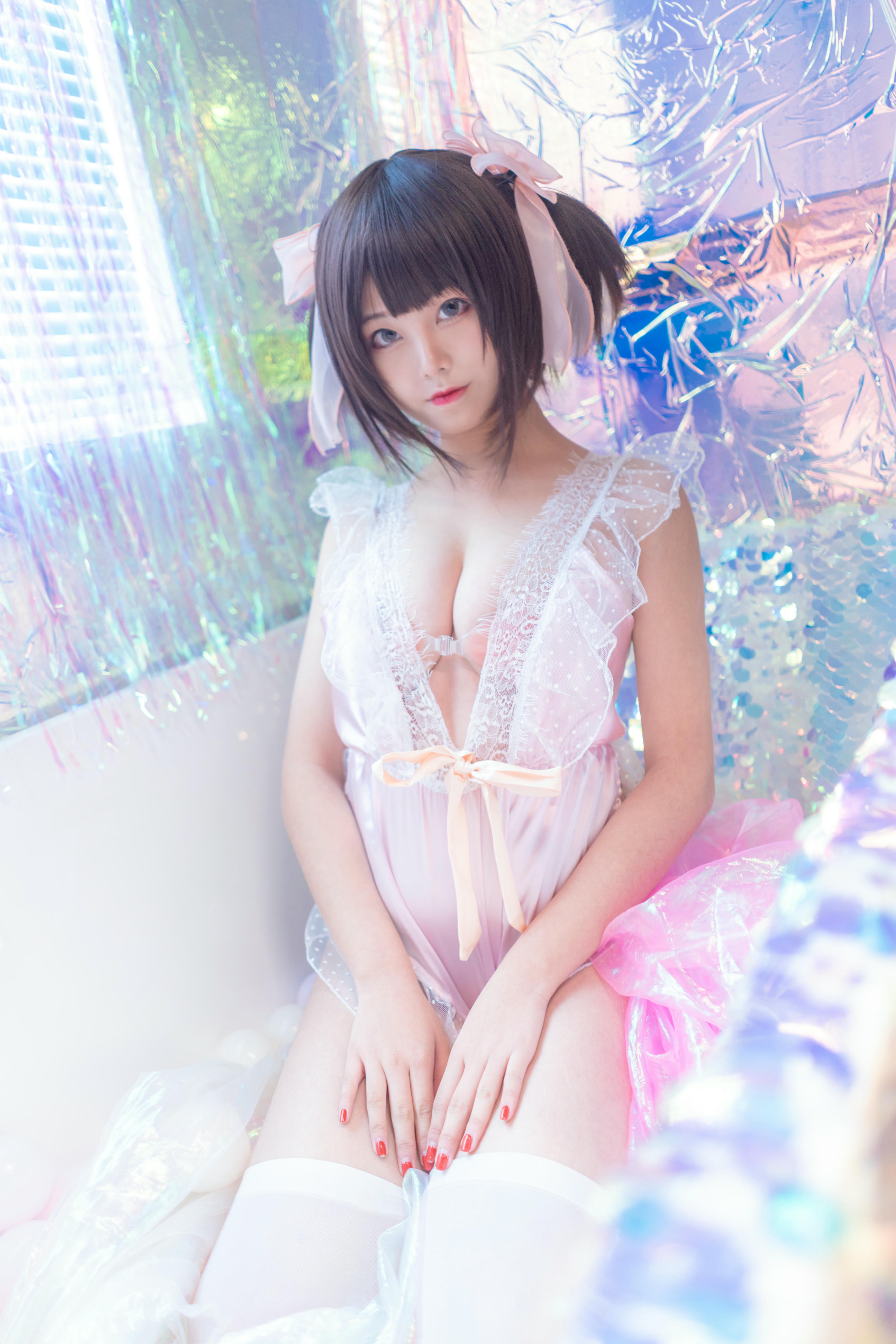 蜜汁猫裘 NO.002 粉色私房 [14P-201MB]_第1集