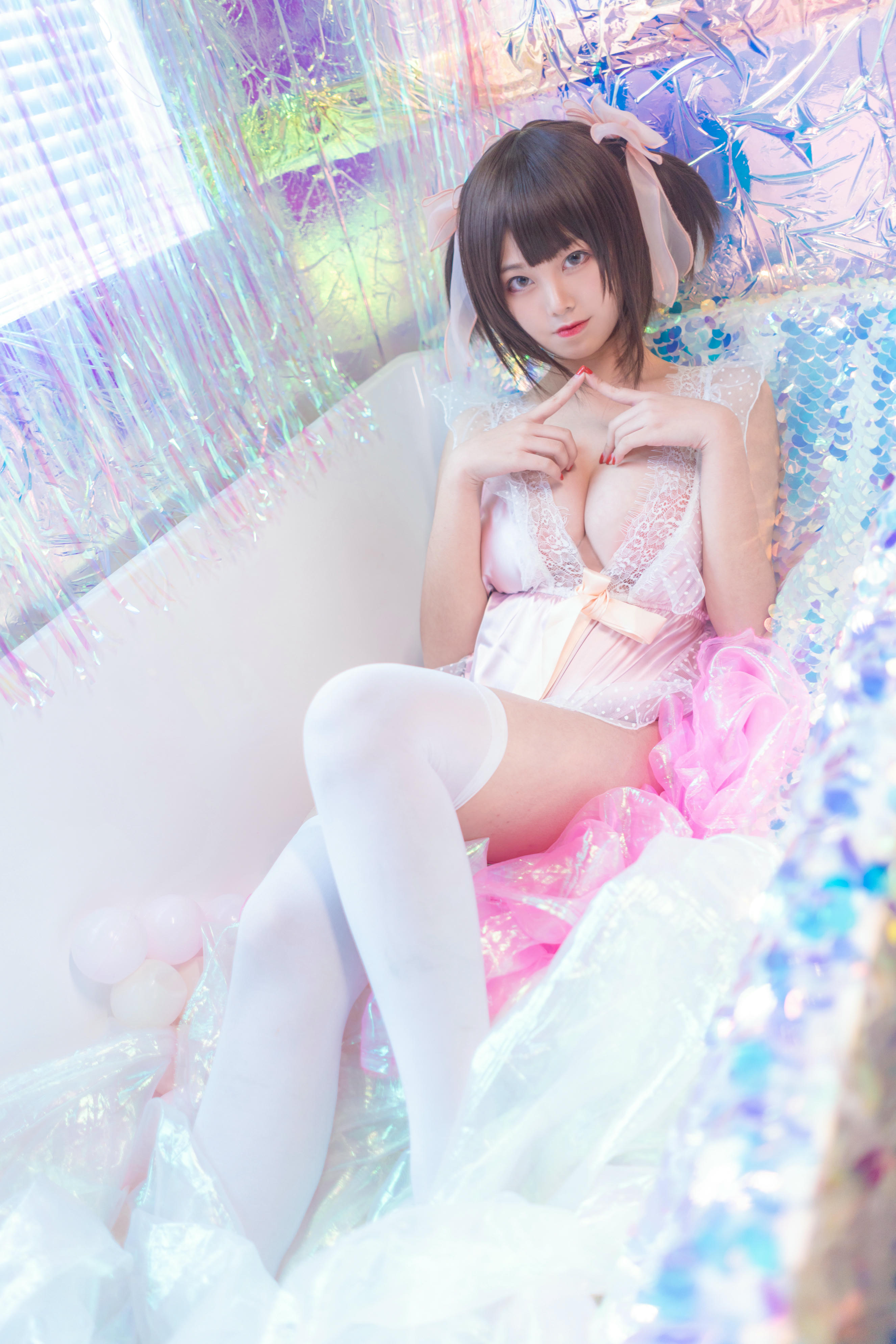 蜜汁猫裘 NO.002 粉色私房 [14P-201MB]_第1集