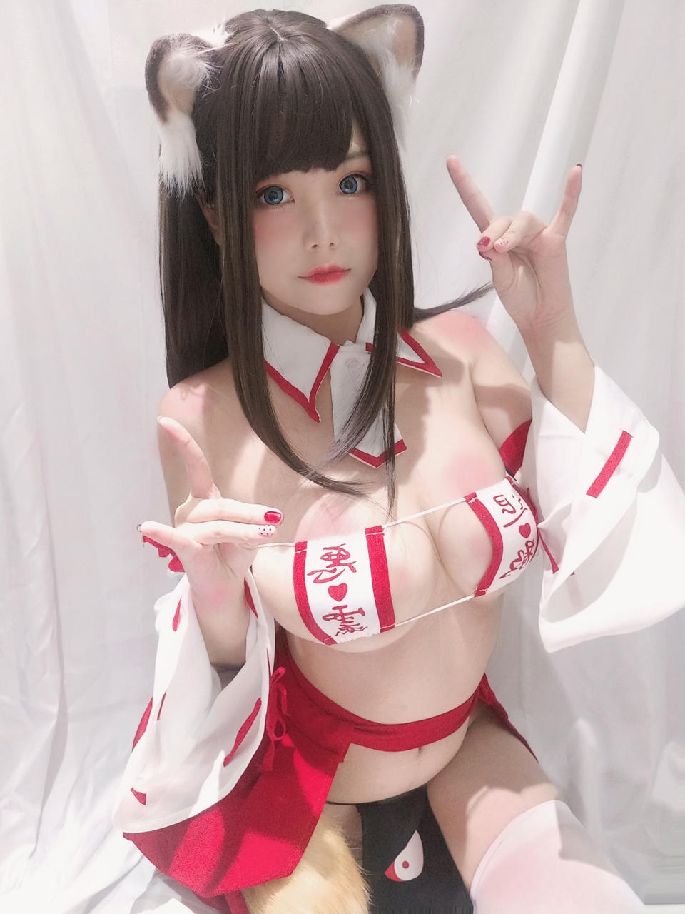 蜜汁猫裘 NO.033 巫女小狐狸 [22P-41MB]_第1集