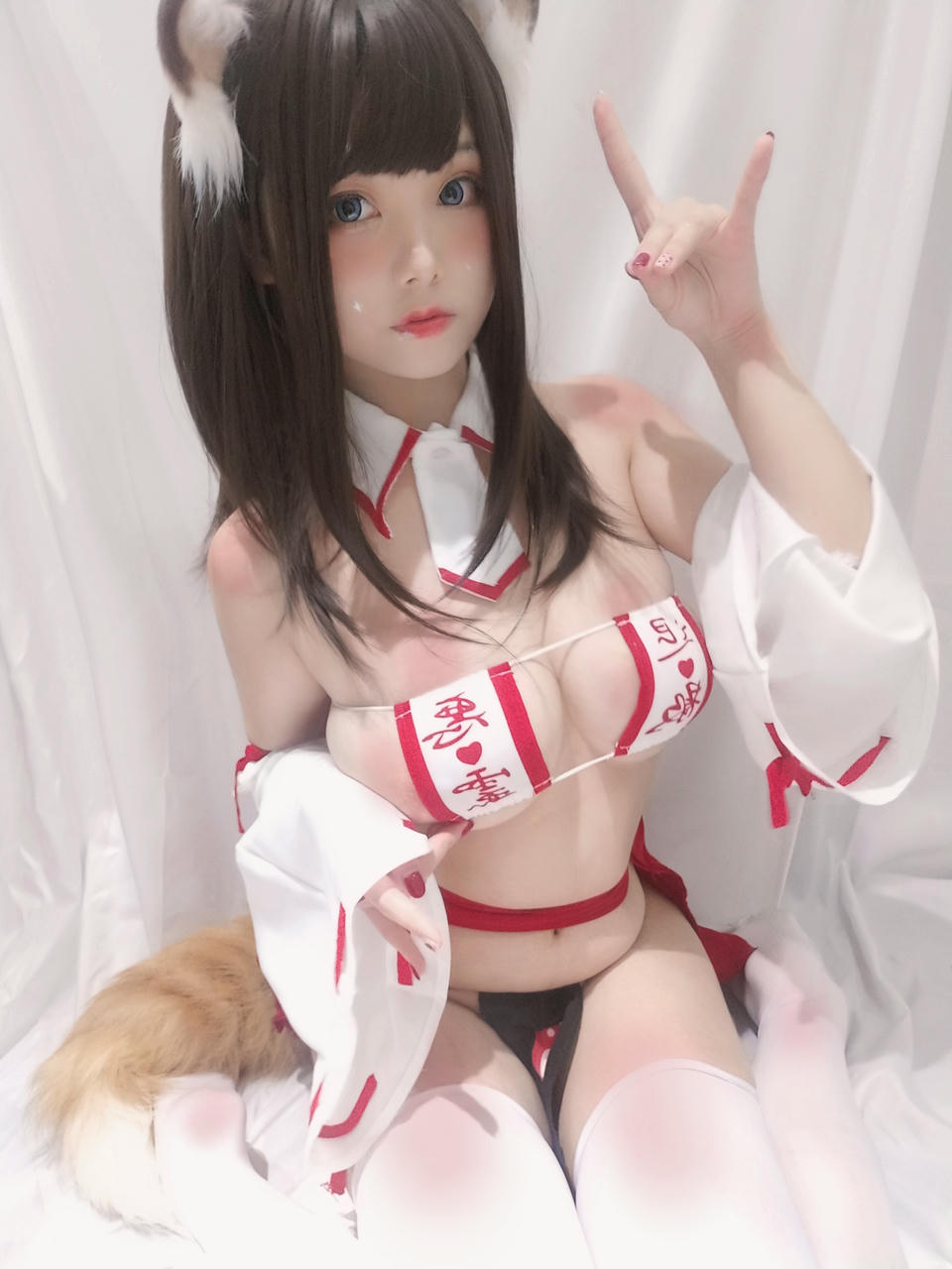 蜜汁猫裘 NO.033 巫女小狐狸 [22P-41MB]_第1集