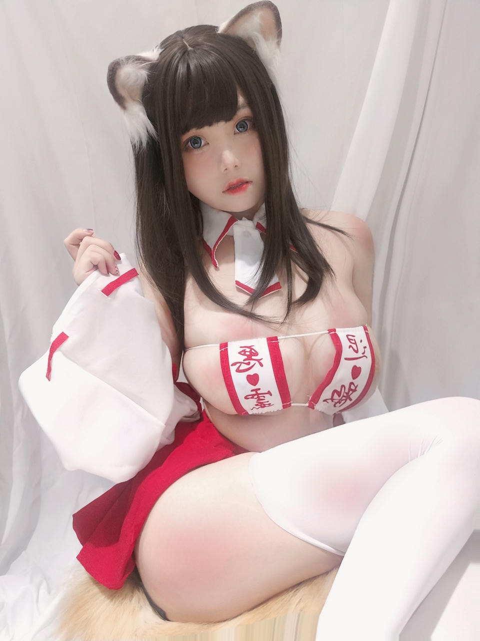 蜜汁猫裘 NO.033 巫女小狐狸 [22P-41MB]_第1集
