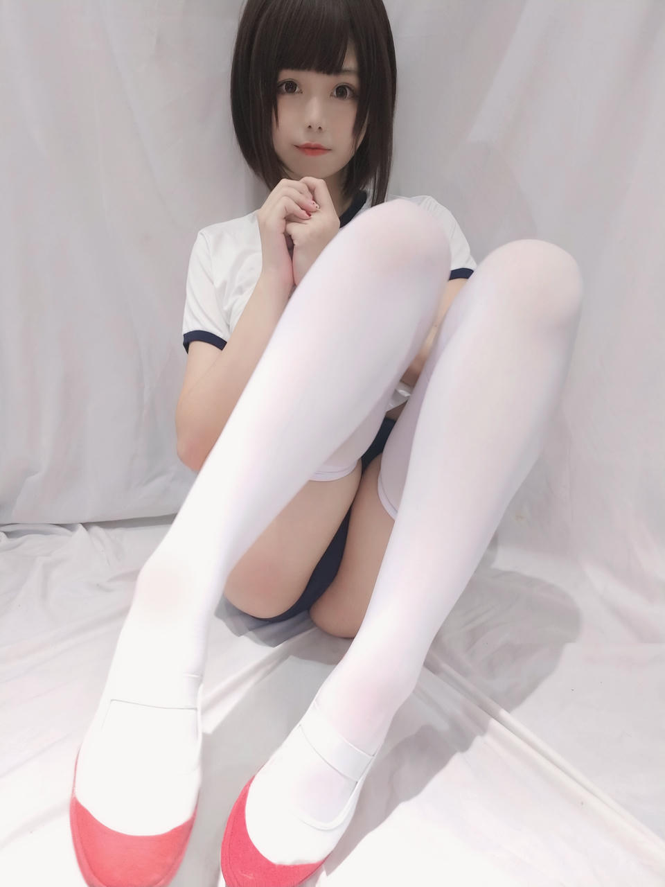 蜜汁猫裘 NO.035 白色体操服 [31P7V-80MB]_第1集