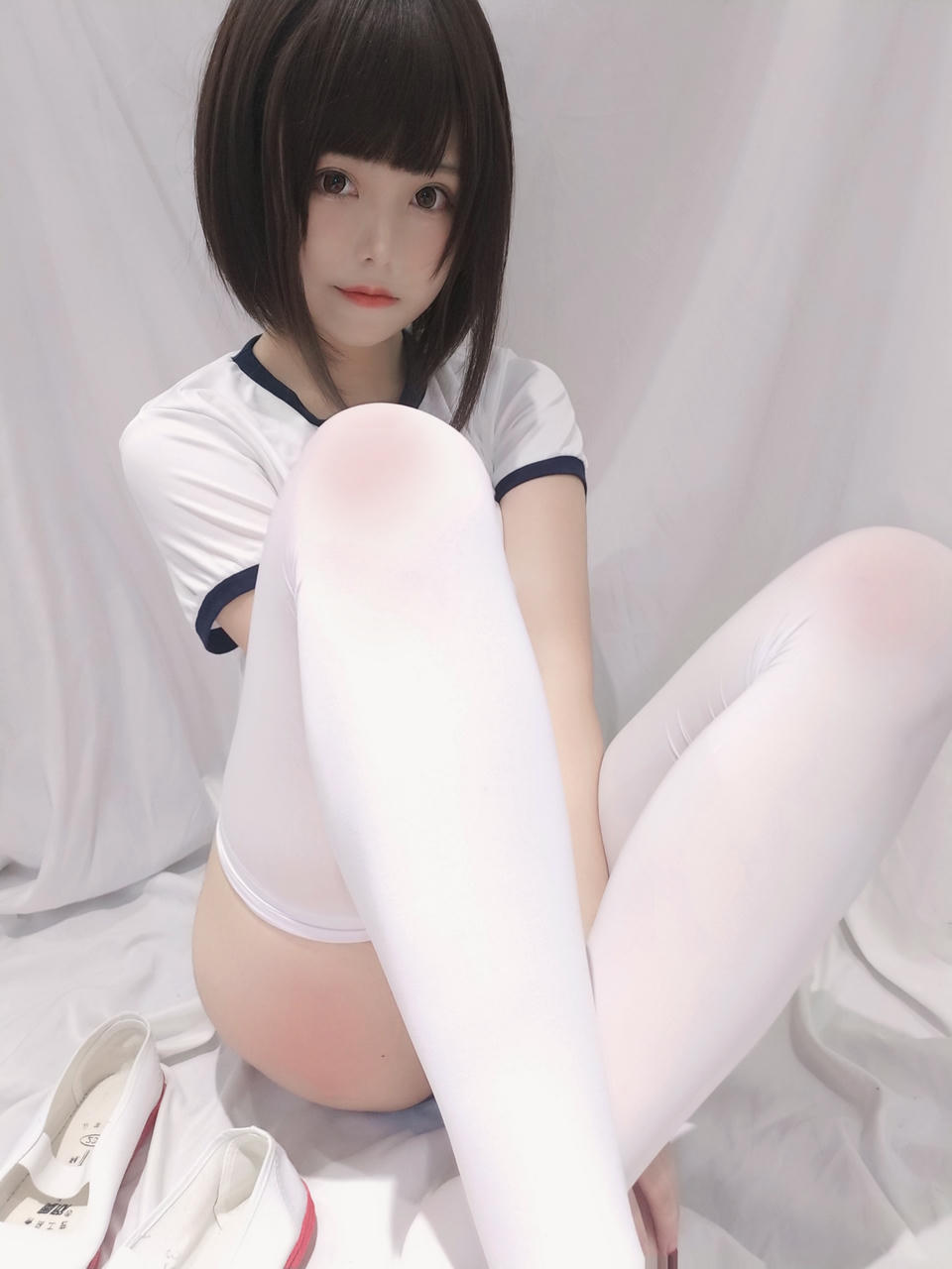 蜜汁猫裘 NO.035 白色体操服 [31P7V-80MB]_第1集