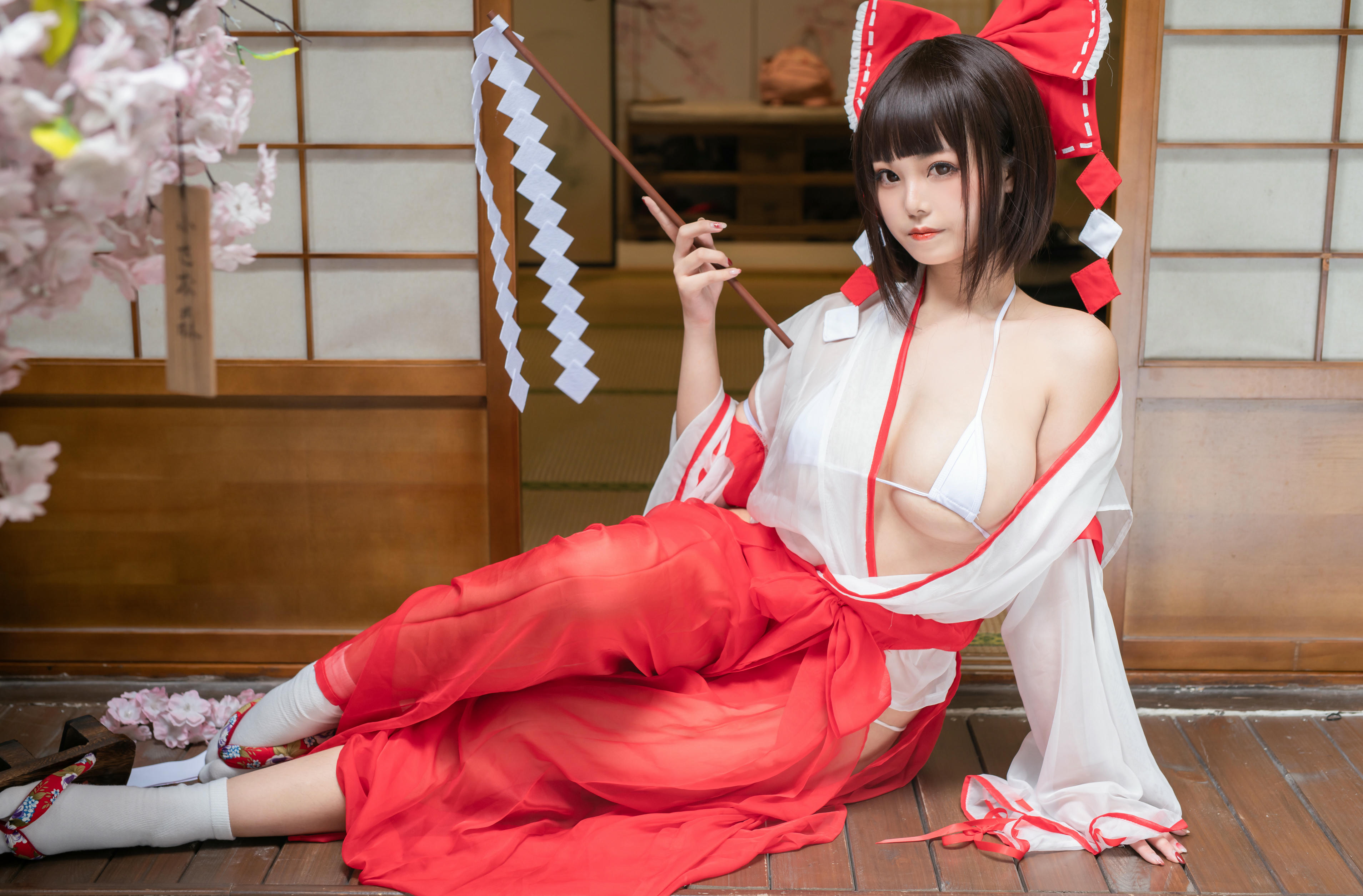 蜜汁猫裘 NO.036 2020巫女 [61P-702MB]-正片_第1集