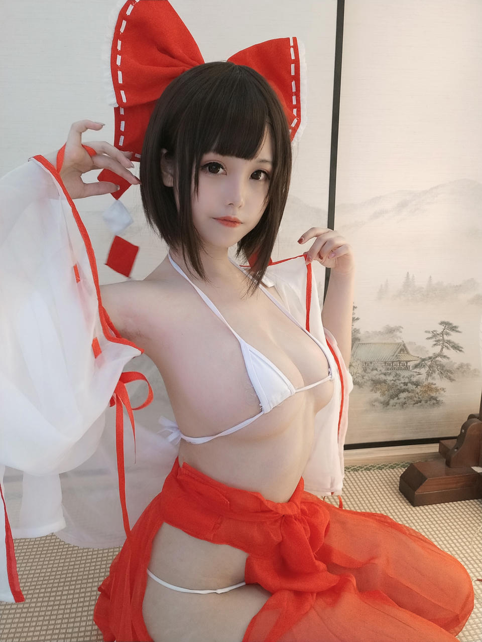 蜜汁猫裘 NO.036 2020巫女 [61P-702MB]-自拍_第1集