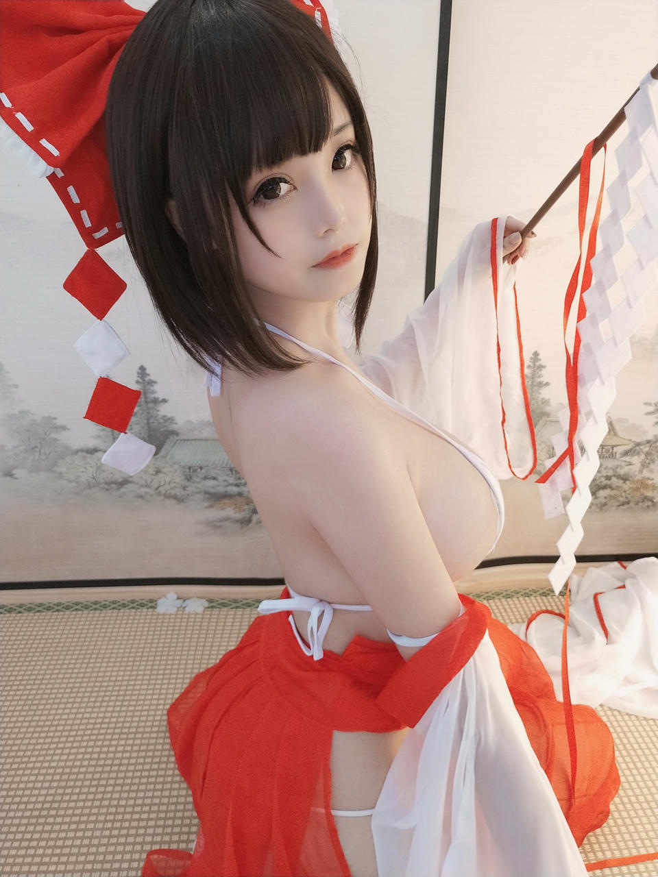 蜜汁猫裘 NO.036 2020巫女 [61P-702MB]-自拍_第1集