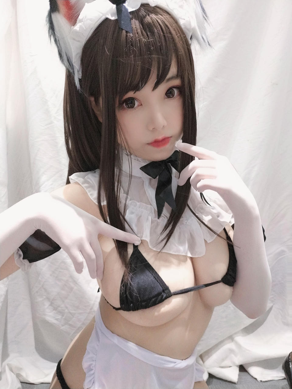 蜜汁猫裘 NO.003 黑白女仆 [25P-47MB]_第1集