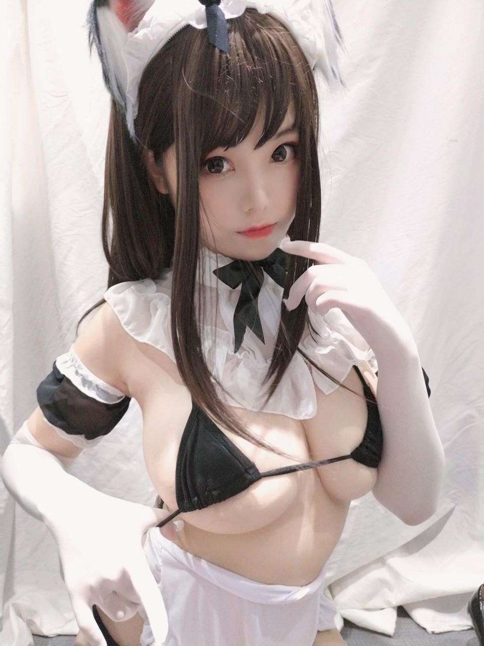 蜜汁猫裘 NO.003 黑白女仆 [25P-47MB]_第2集