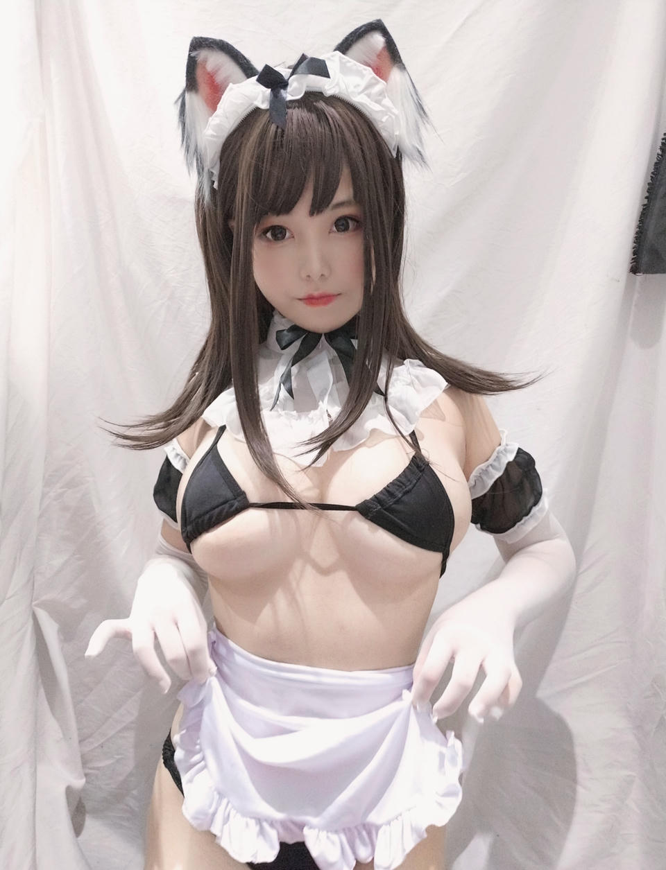 蜜汁猫裘 NO.003 黑白女仆 [25P-47MB]_第1集