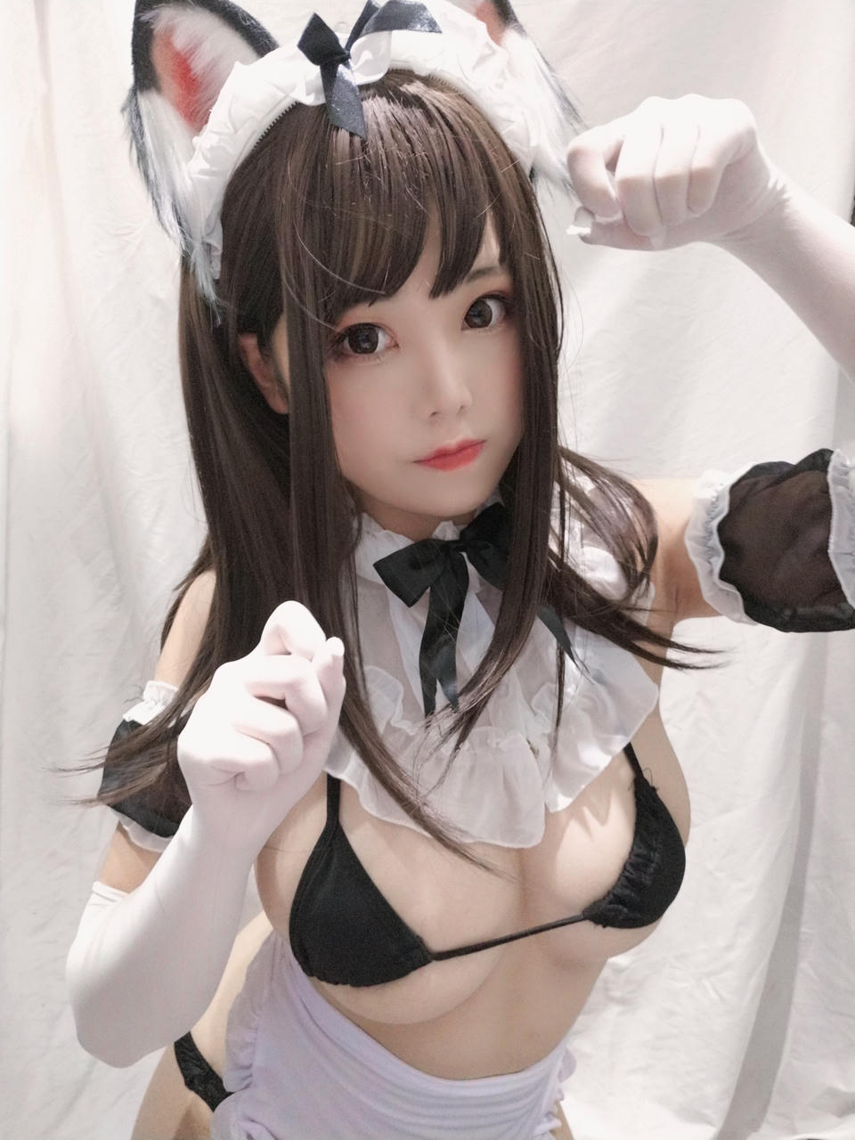 蜜汁猫裘 NO.003 黑白女仆 [25P-47MB]_第1集