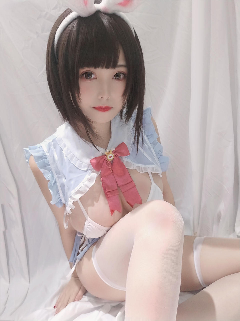 蜜汁猫裘 NO.039 小白兔自拍档 [30P3V-95MB]_第2集