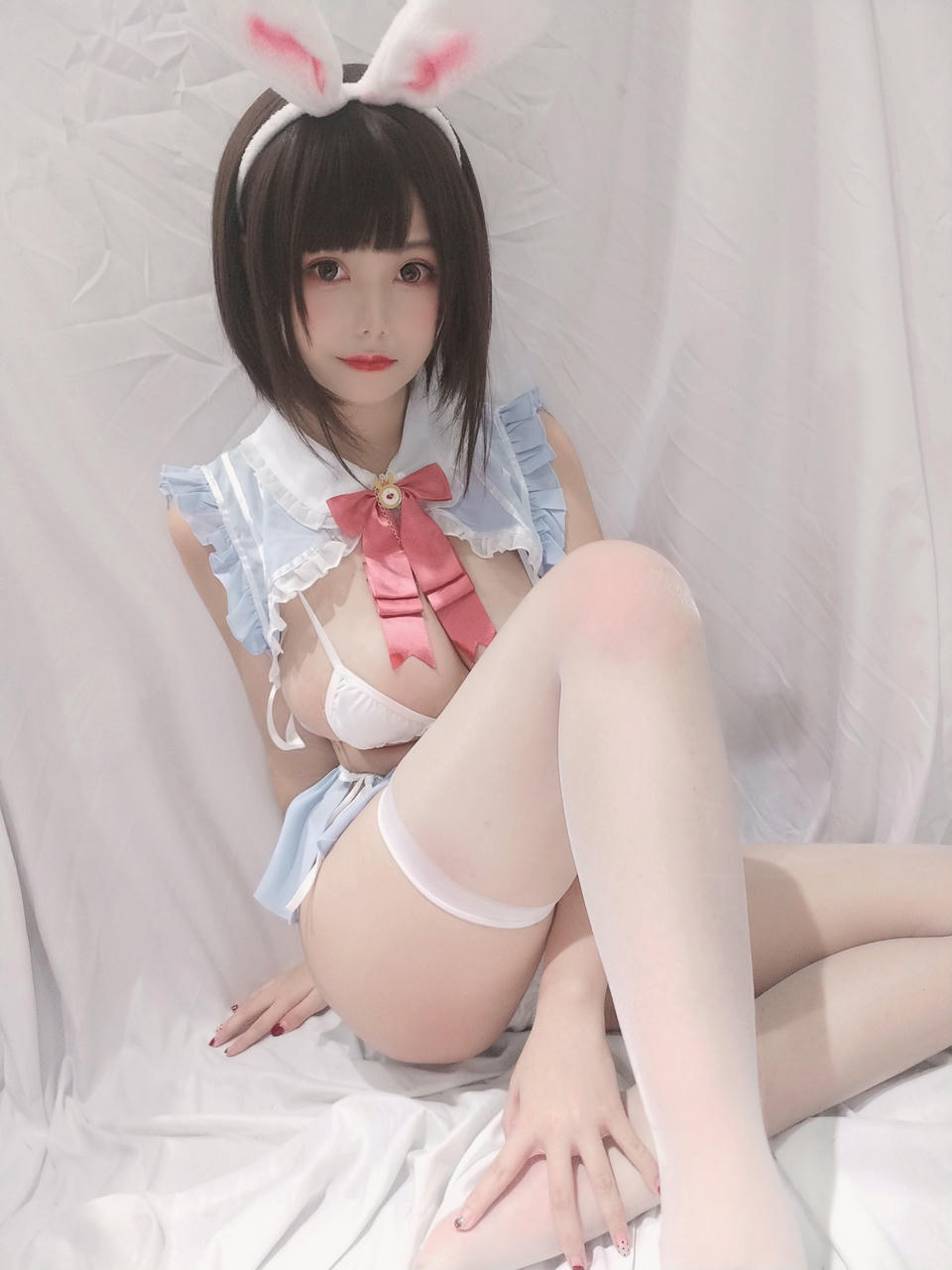 蜜汁猫裘 NO.039 小白兔自拍档 [30P3V-95MB]_第2集