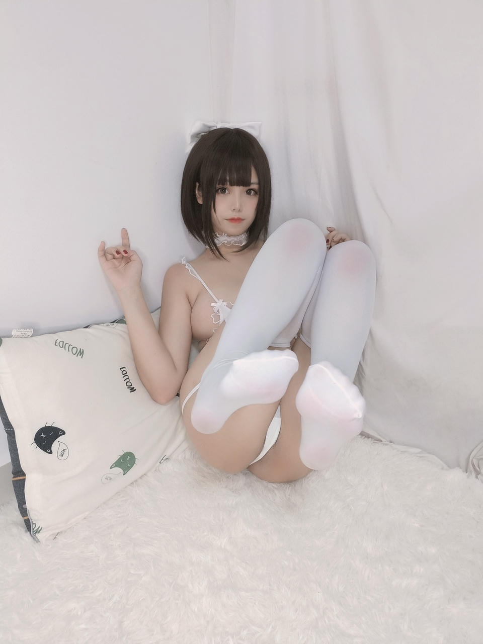 蜜汁猫裘 NO.050 白色内衣 [38P-80MB]_第2集