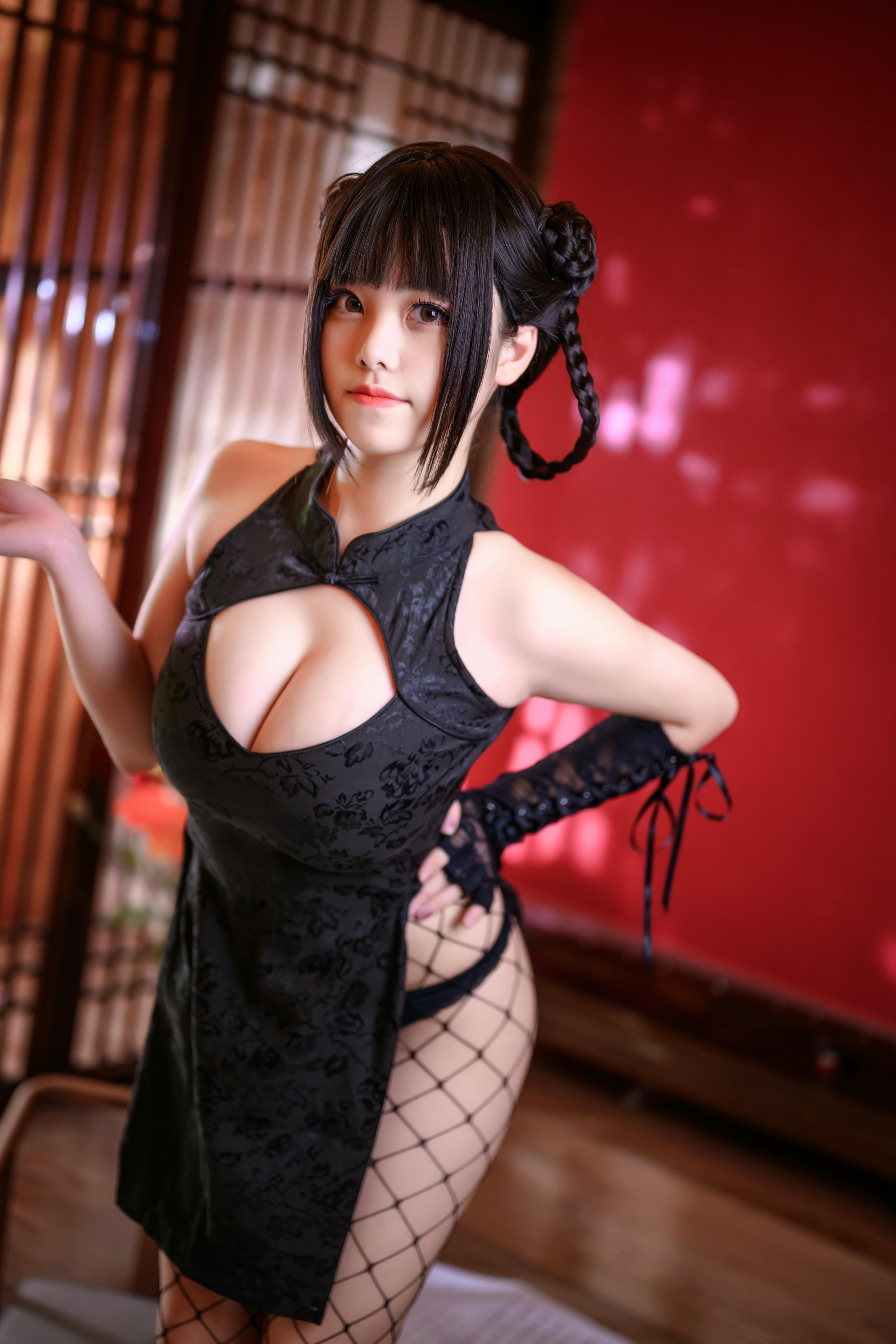 蜜汁猫裘 NO.056 魔女旗袍 [56P-1.08GB]_第1集